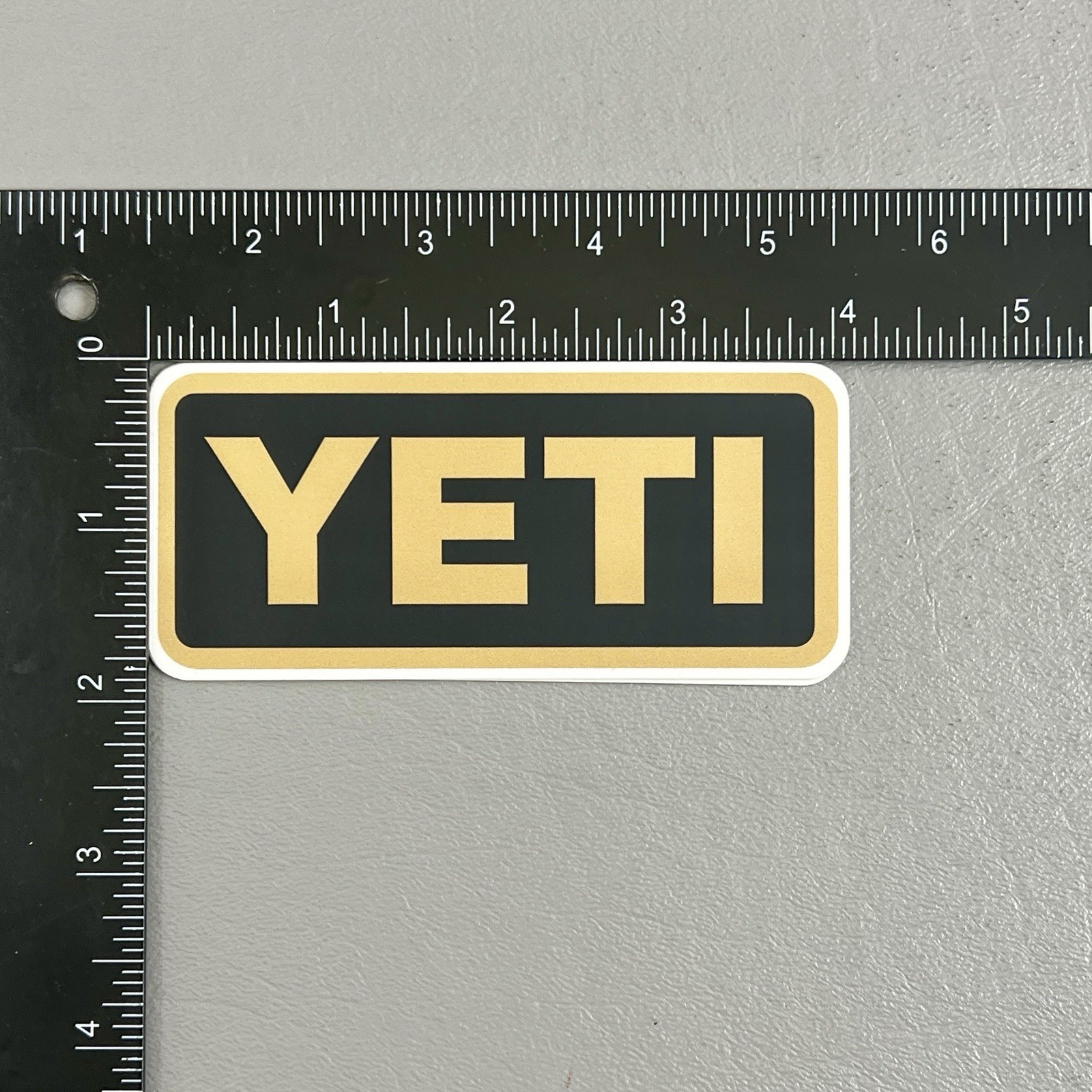 Lot Of 5 New Authentic YETI 2×4" Logo Sticker Decals Assorted Colors