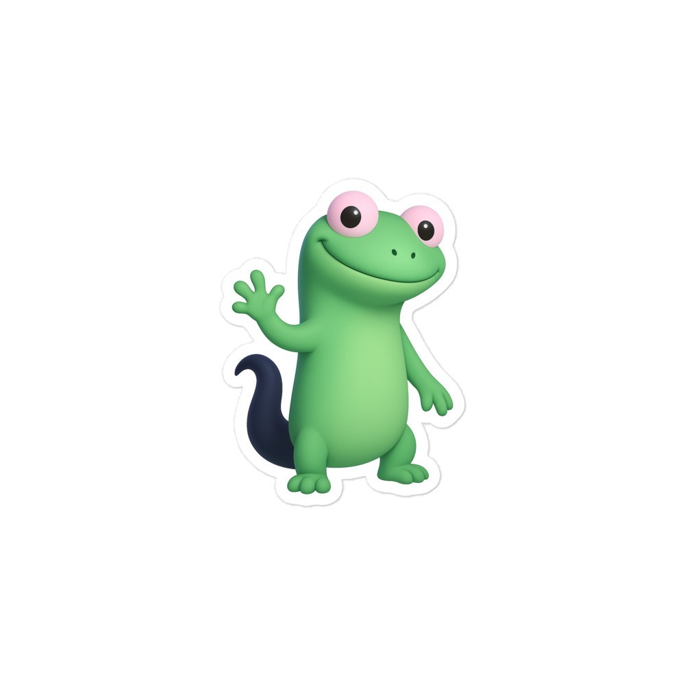 Lizard Lizard Lizard Meme Bubble-free stickers