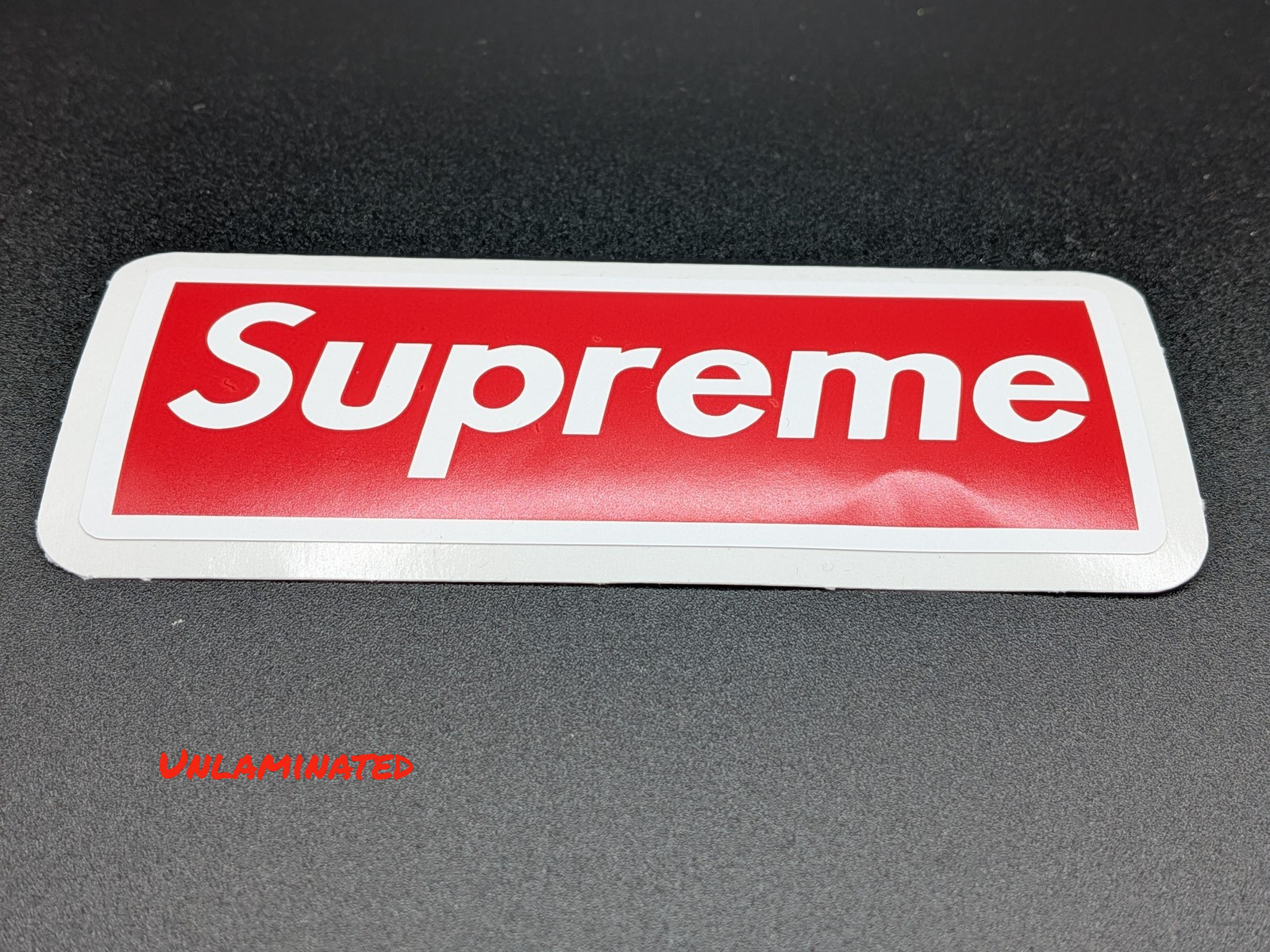Supreme Logo Vinyl Sticker – Waterproof Decal for Laptop, Skateboard, Phone