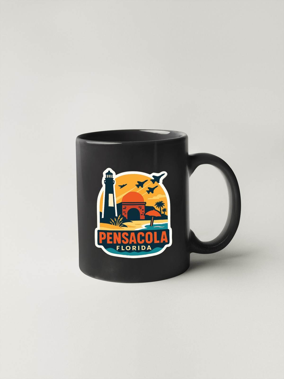 Pensacola Sticker Decal Vinyl Die-Cut City Skyline Landmark Design