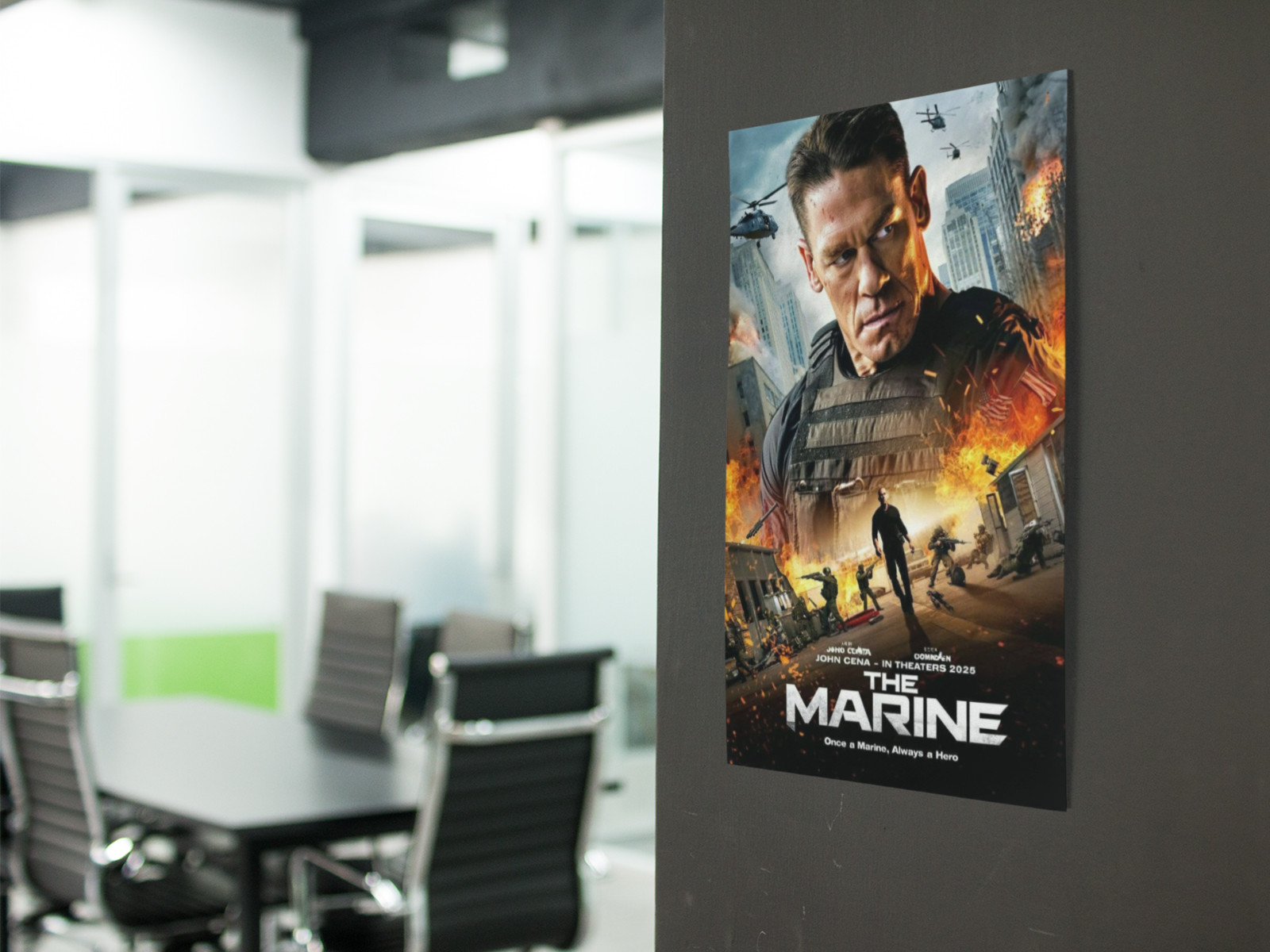 THE MARINE Movie Wall Vinyl Decal Poster Canvas Print (Removable Adhesive)