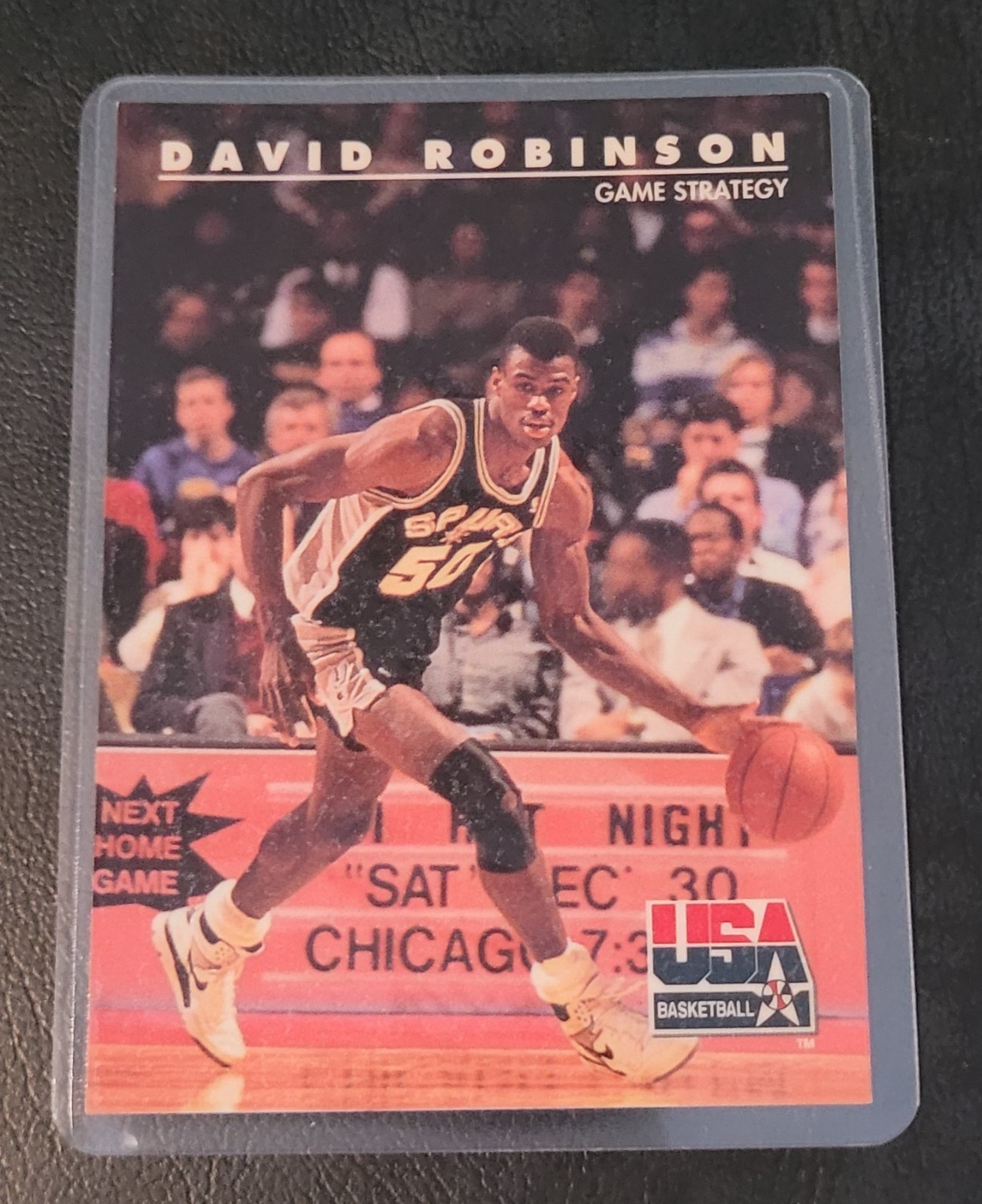 David Robinson Basketball Card HOF Fridge/Locker/Cabinet Laminated Magnet