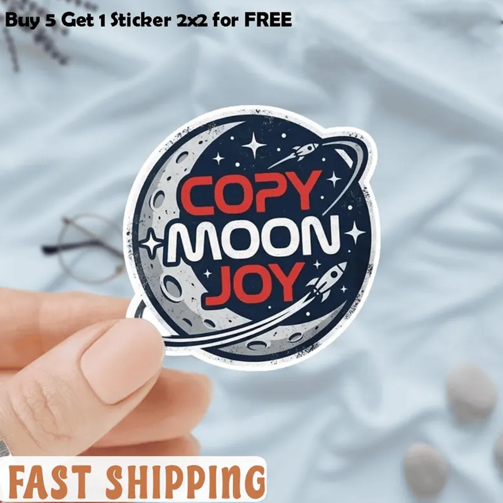 Artemis II Moon Sticker Space Quote NASA Vinyl Decal Astronaut Gift