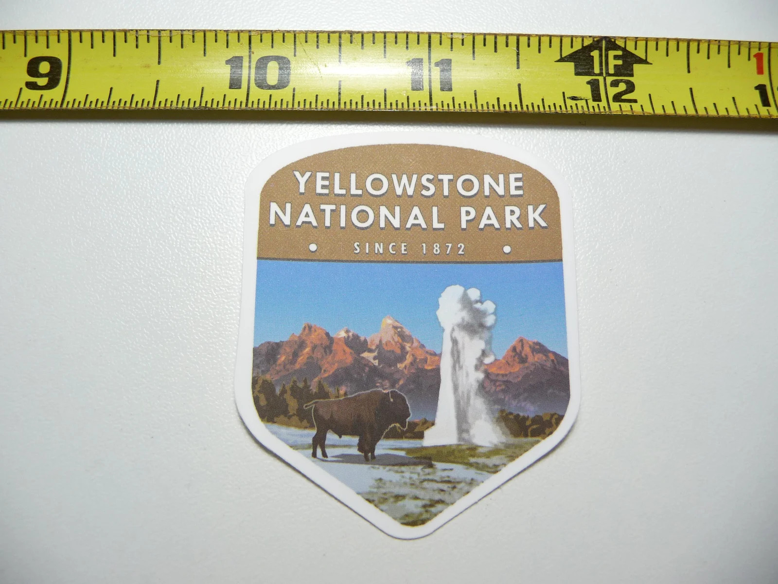 YELLOWSTONE NATIONAL PARK WYOMING #4 SMALL STICKER DECAL HIKING CAMPING NATURE