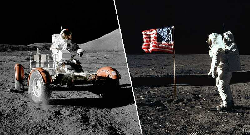 NASA MOON HOAX STICKERS