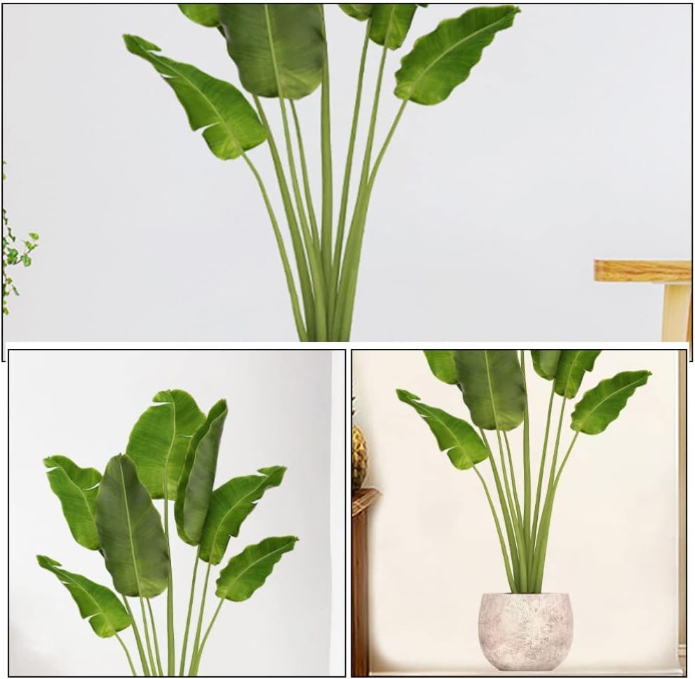 VOSAREA Green Plant Wall Decals 3D Potted Stickers 90X40CM,