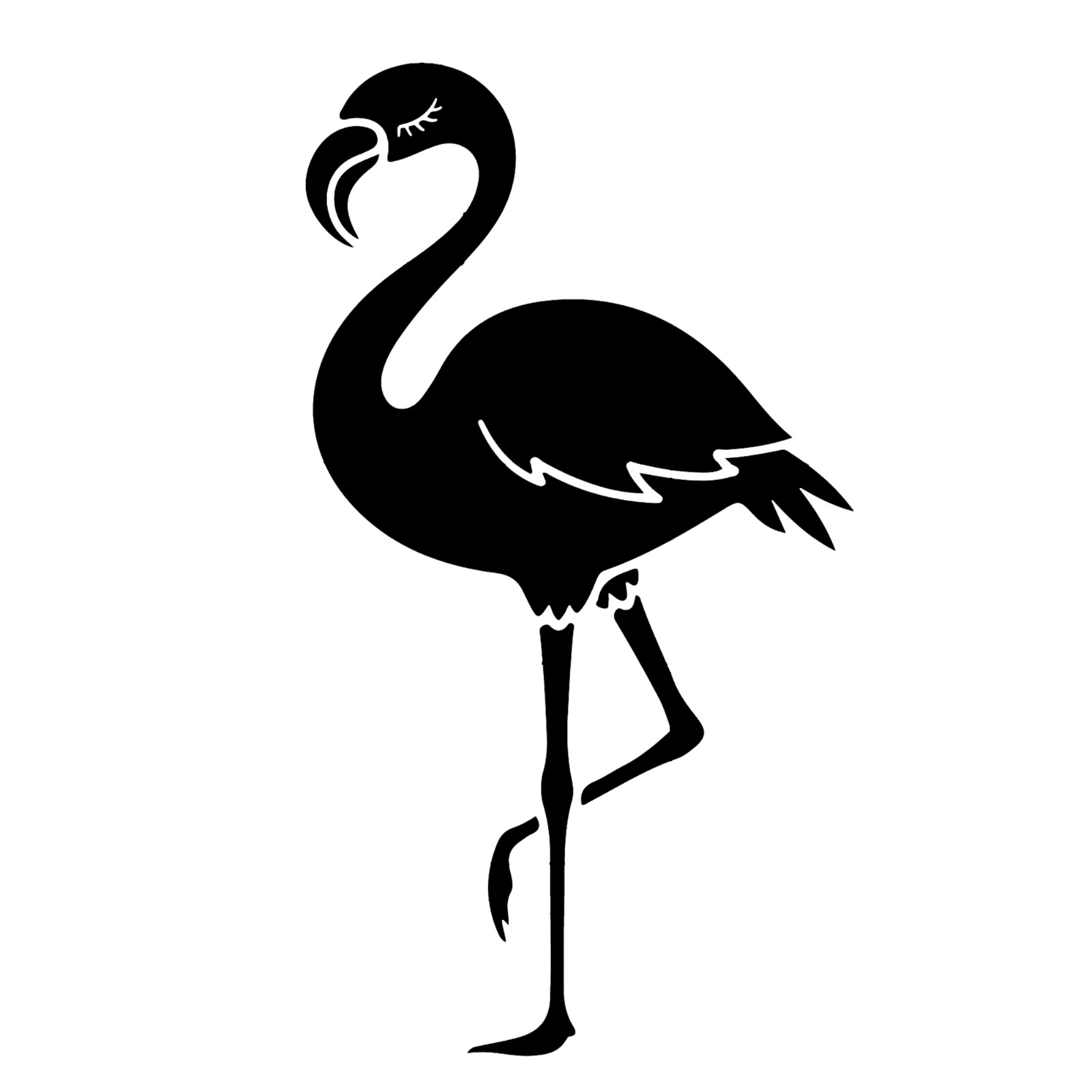 6" Flamingo Animal Vinyl Decal Sticker