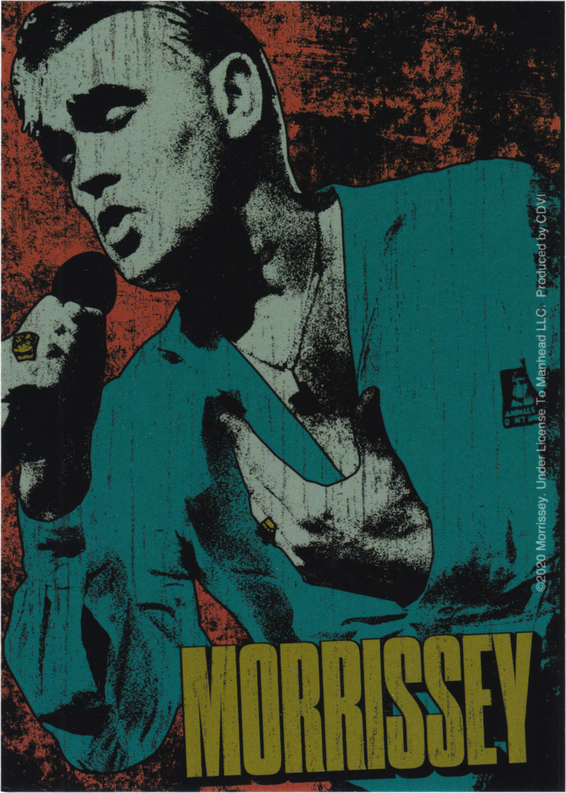 Sticker – Morrissey Singing Blue Shirt Doors Rock Music Band 5" Decal #5801 Cool
