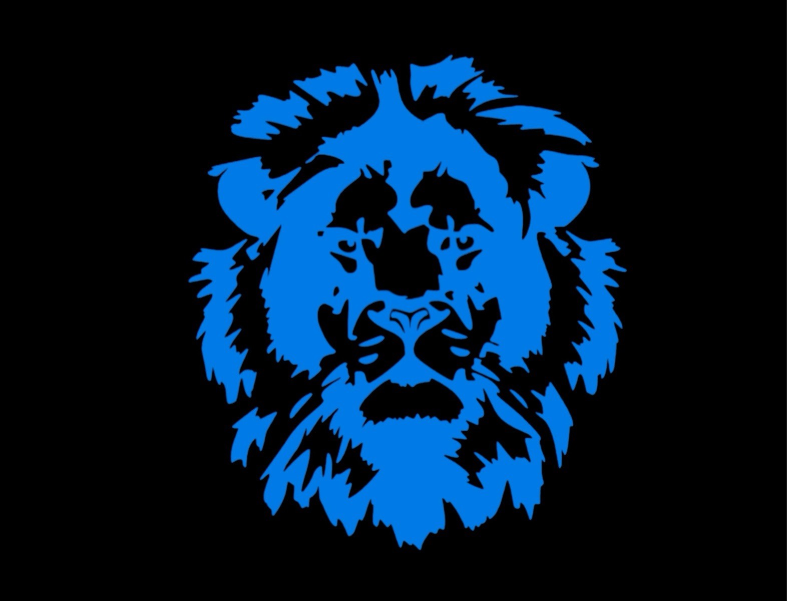 Lion face Decal for car Windows Laptops most Smooth Surfaces