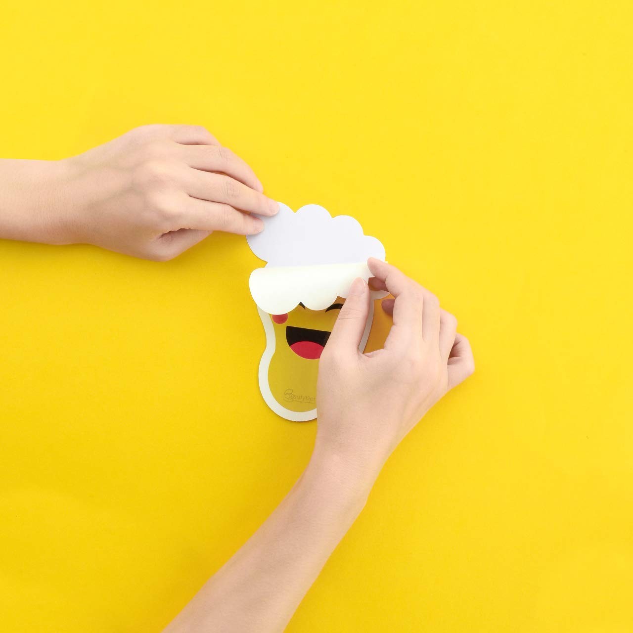 Yellow Cartoon Footprint Stickers (20 Pairs) – Waterproof PVC Material, -Adhe…