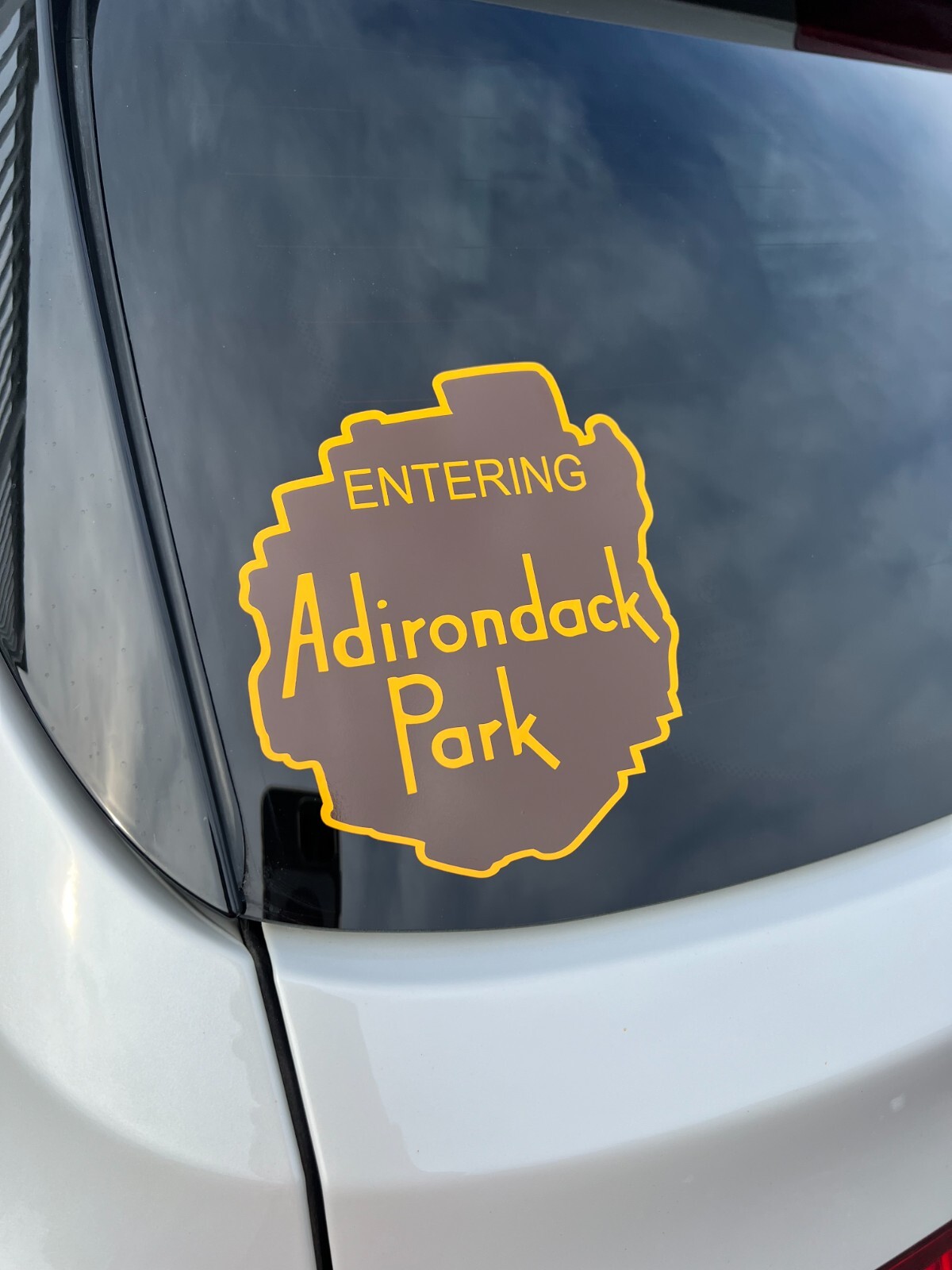 Adirondack Park ADK NY Lake Placid Vinyl Decal Car Wall Sticker Sign