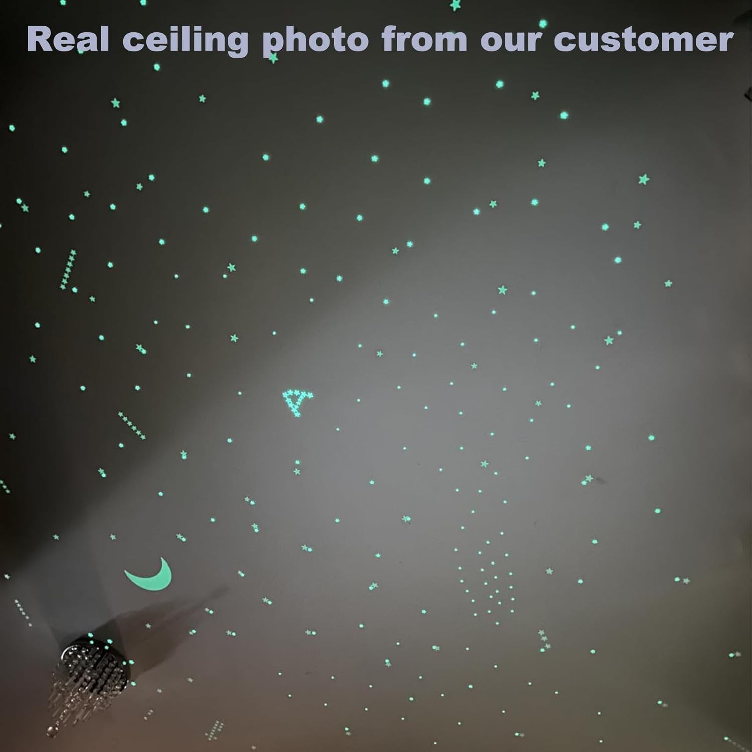 Glow in The Dark Stars Decals Decor for Ceiling 633 Pcs Realistic 3D Stickers…