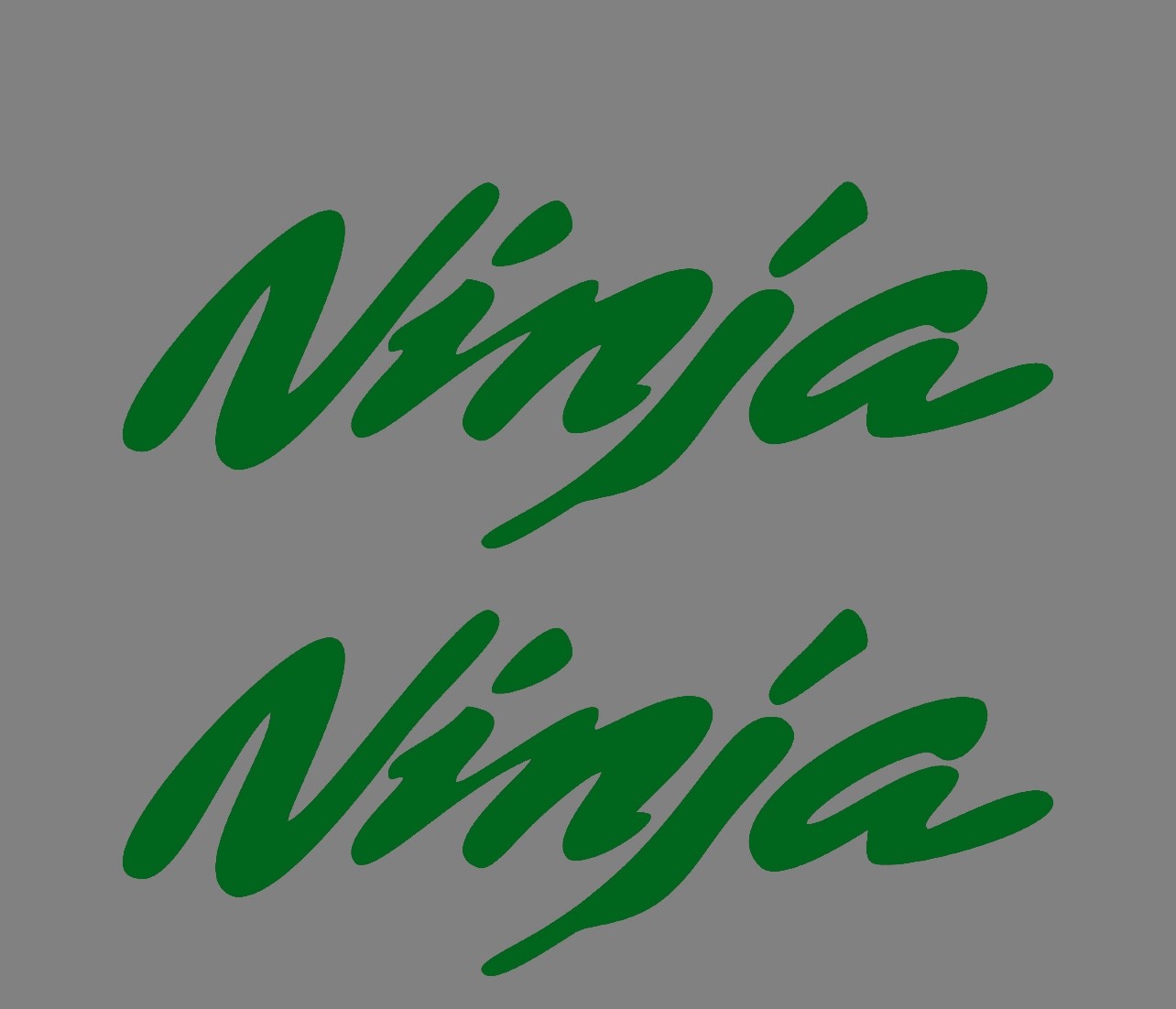 (2) Decal for Kawasaki Ninja Motorcycle Sport Bike Fairing Vinyl Sticker Graphic