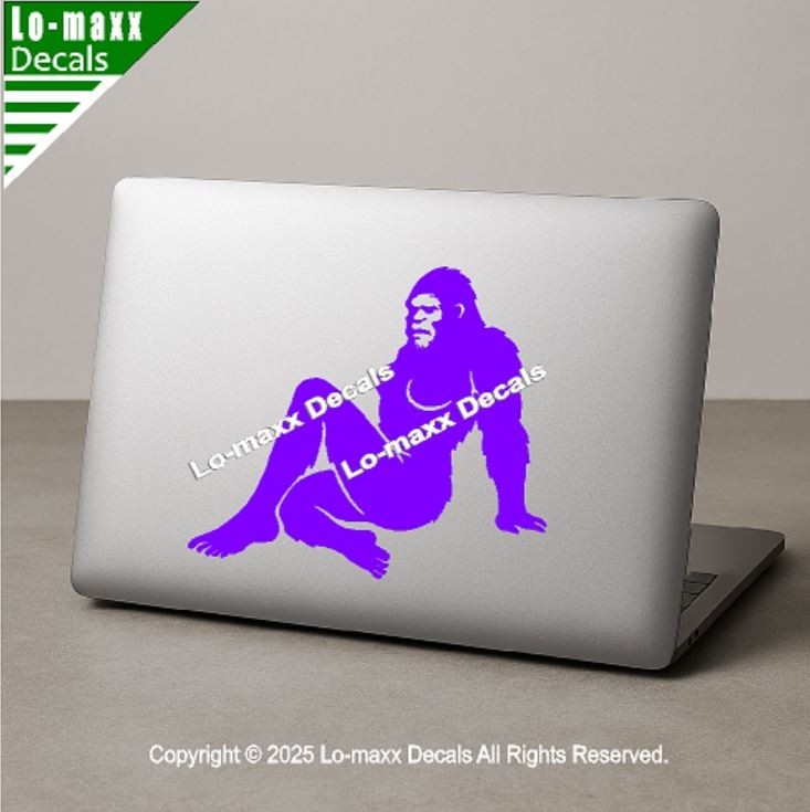 Sassy Squatch Bigfoot Vinyl Decal Funny Die Cut Sticker for Car Laptop Toolbox