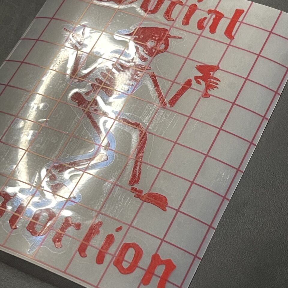 Social Distortion Car Decal Vinyl Band Logo Glossy Bumper Sticker Skeleton Punk