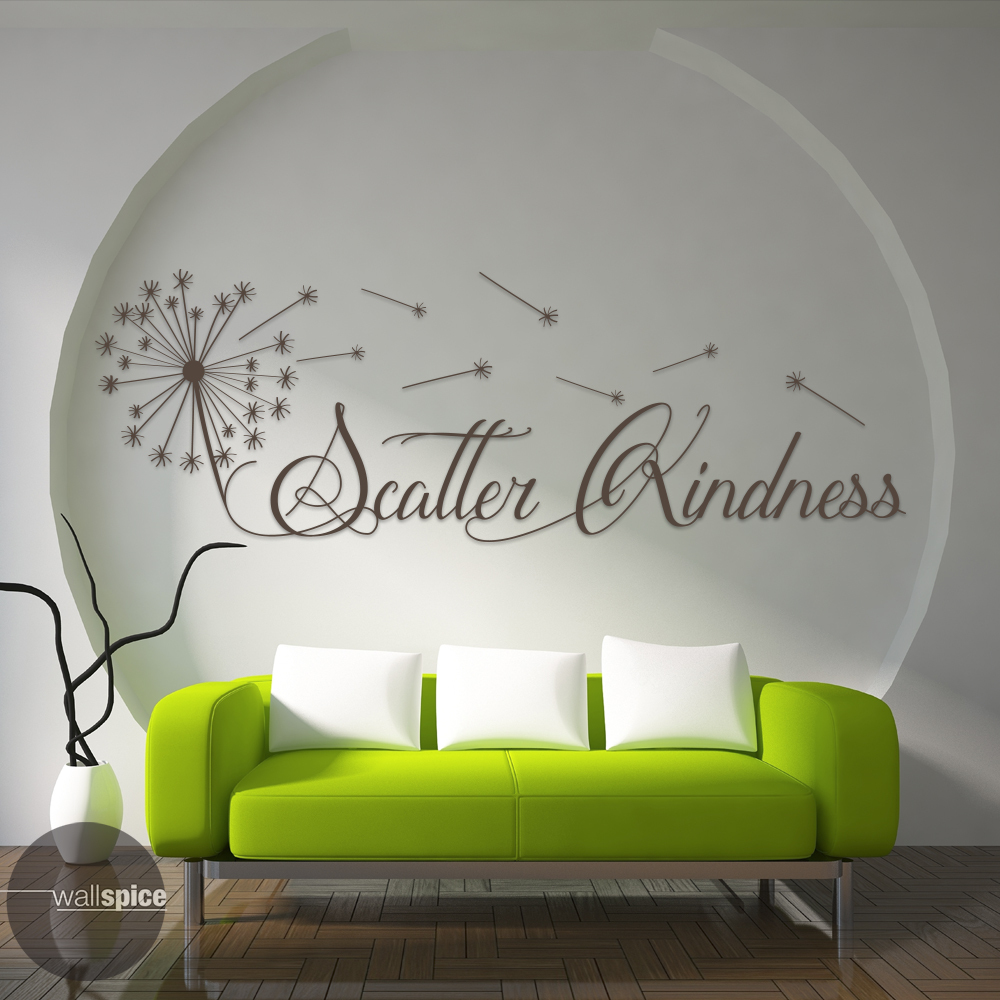 Scatter Kindness Vinyl Wall Decal Sticker