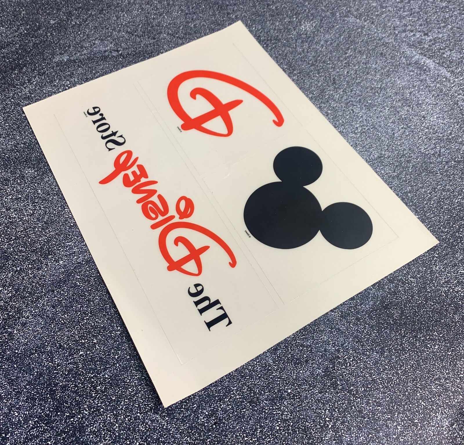 RARE – Made for Retail Stores ONLY – The Disney Store Window Decals / Stickers
