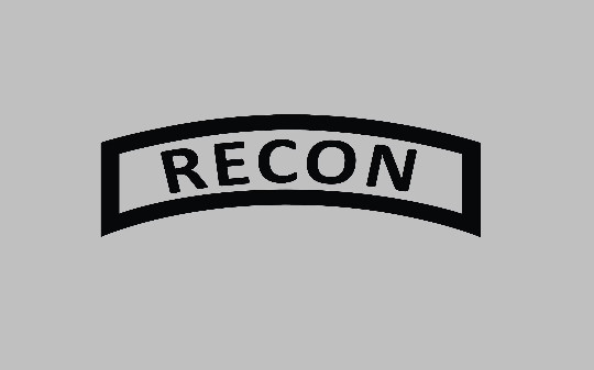 Recon Tab / Military Veteran Vinyl Decal