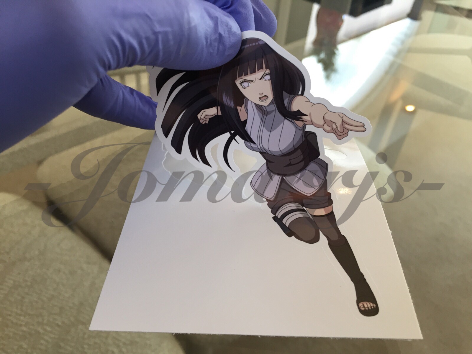 Naruto – Anime – Hinata Hyuga Sticker Decals Vinyl Sign Comic laptop surface
