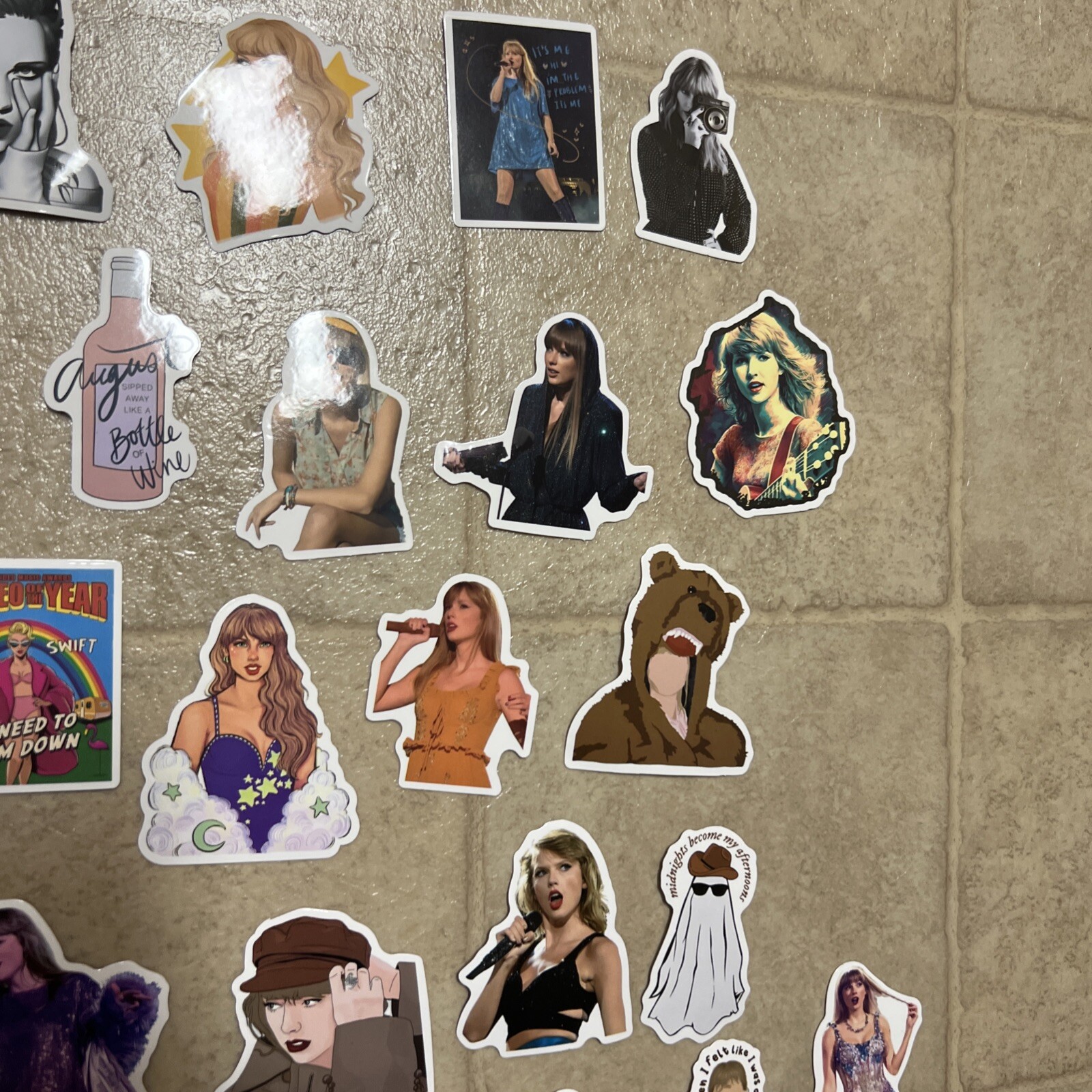 100 Piece Taylor Swift Stickers Laptop Luggage Decals Dope Wall Sticker Lot D