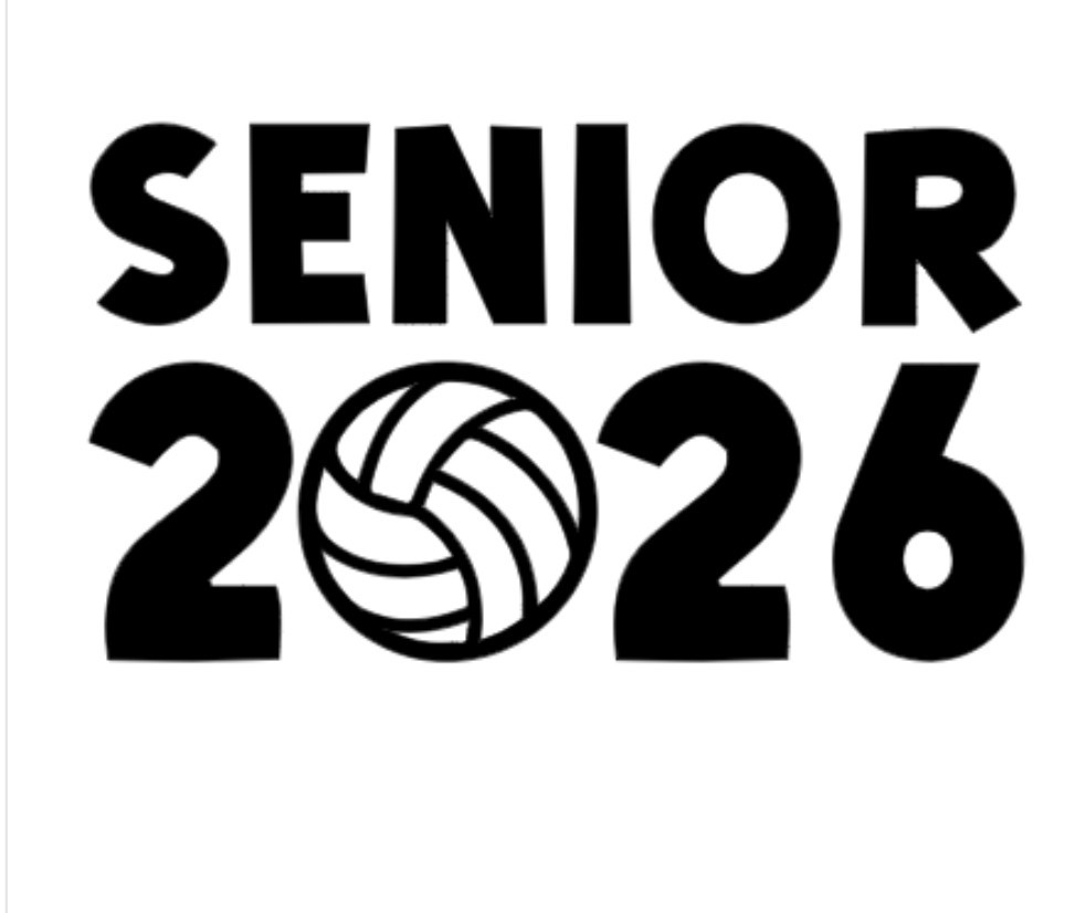 2026 Senior Sports Themed Heat Transfer Vinyl Iron On Image DIY Shirts Fabrics