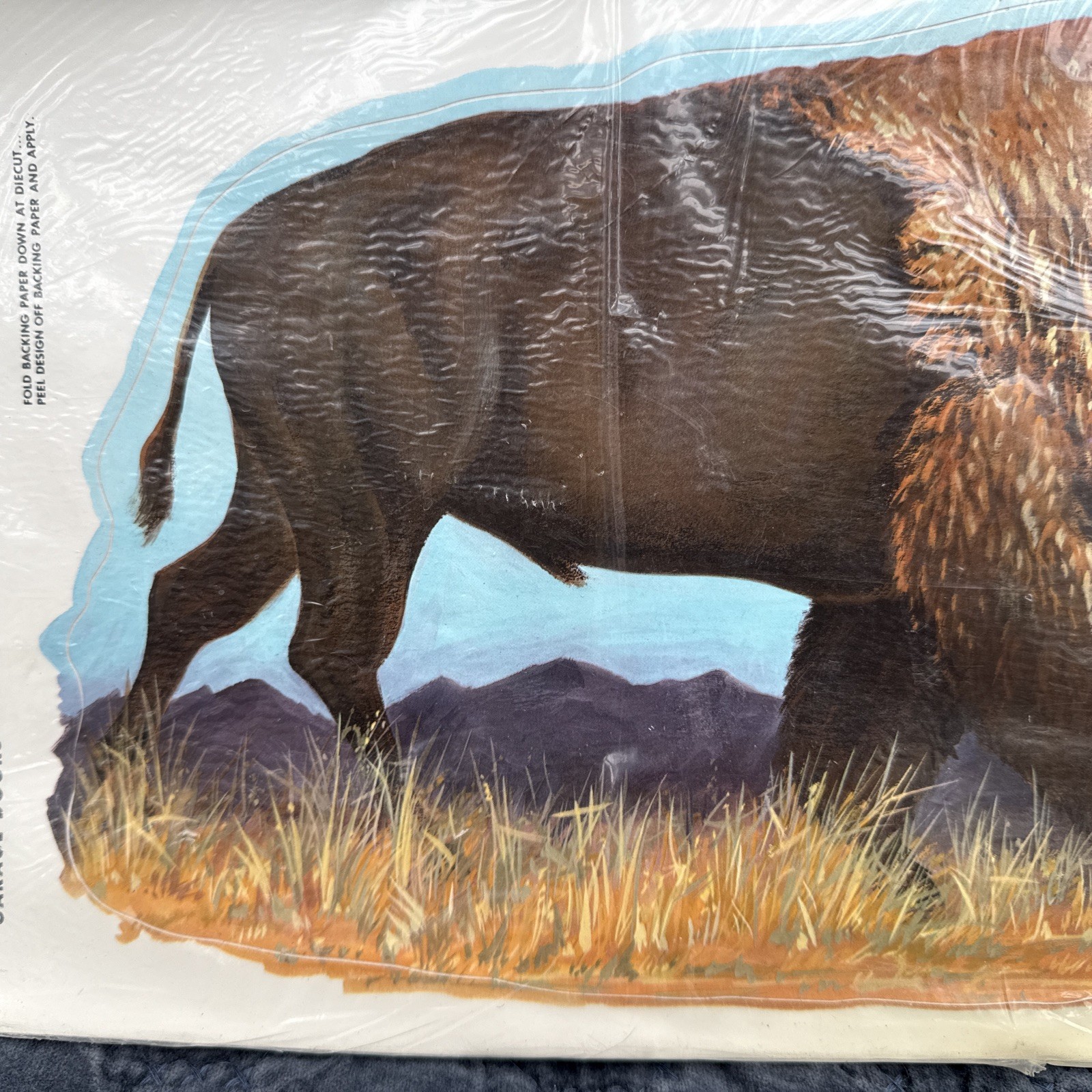 Vintage NOS Sport-Stik Buffalo Vinyl Decal Sticker 13.5” Meyercord 11E NIP