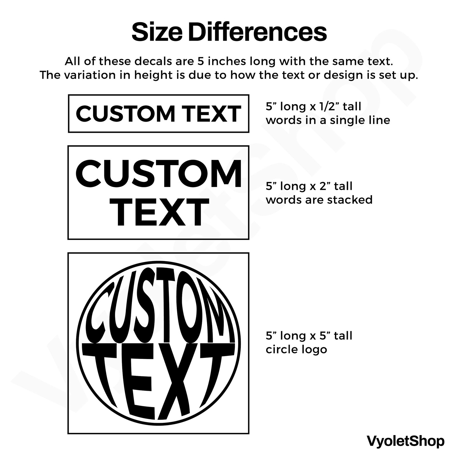 Custom Vinyl Decals Your Own Personalized Decal Car Auto Glass Window Business