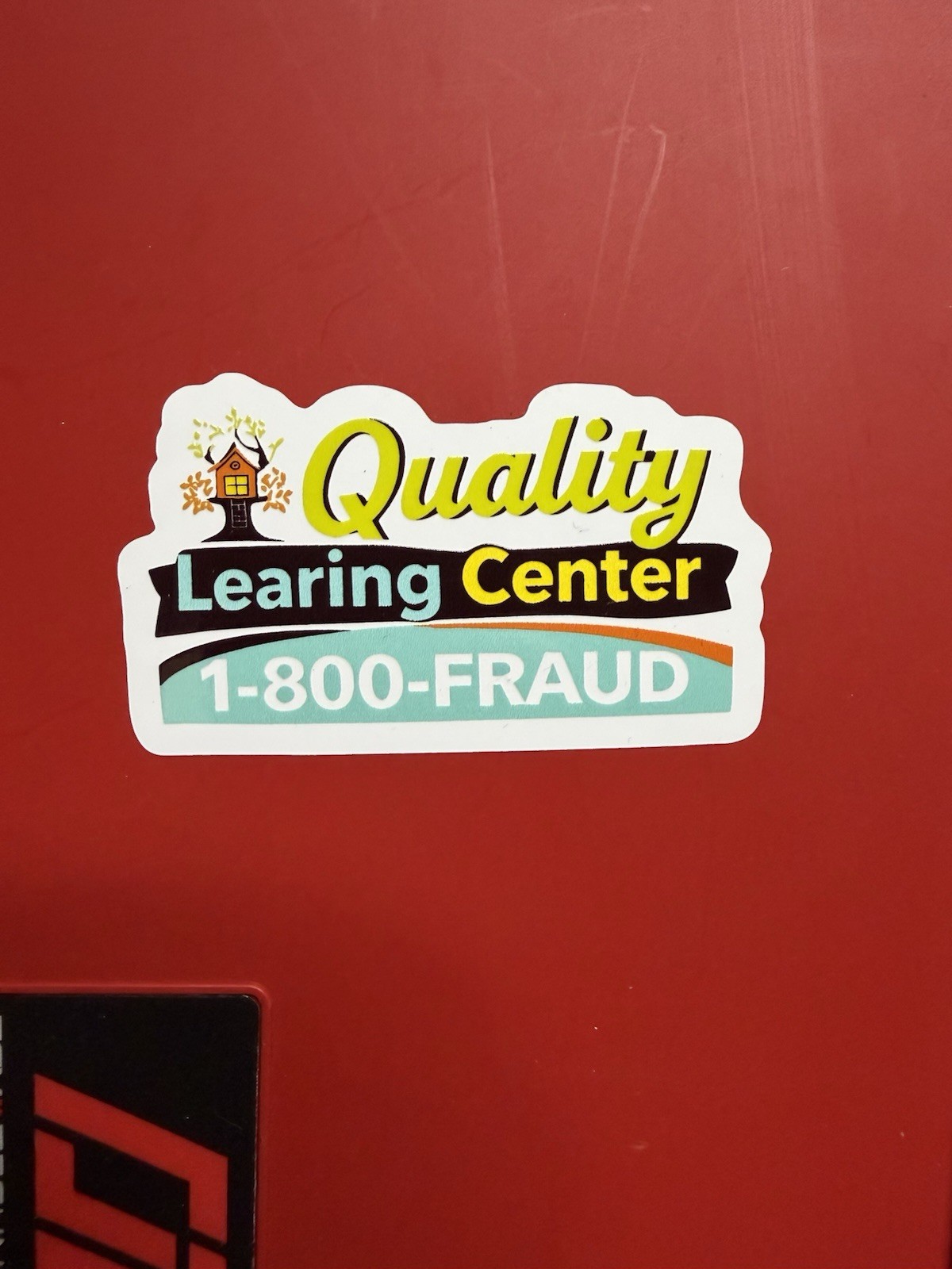 Quality Learing Center Weather Resistant Vinyl Sticker