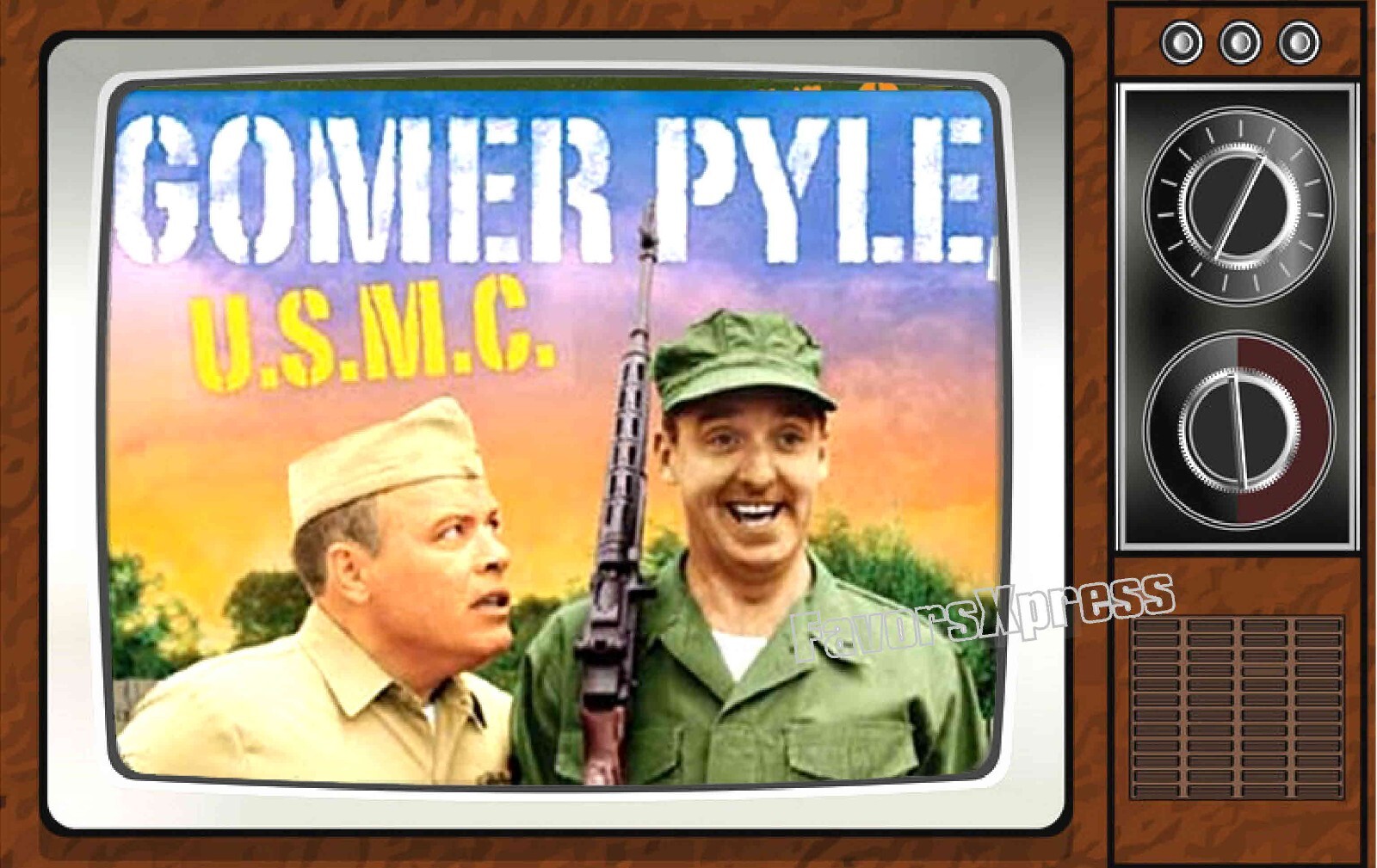 Gomer Pyle USMC Classic TV Show PHOTO MAGNET 4 X 2.5 INCHES