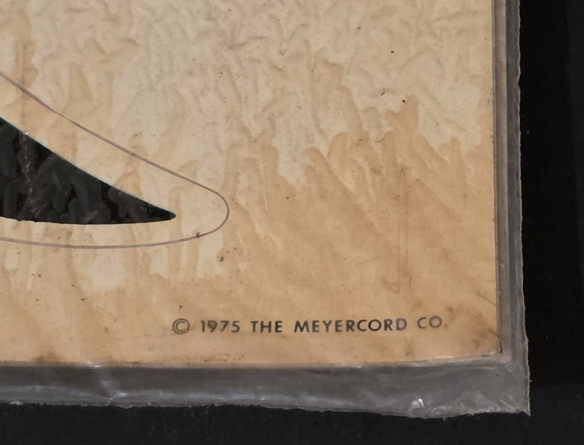 1975 SPORT STIK Original SHARK Vinyl Sticker-Decal-UNUSED-Great Display-NOS