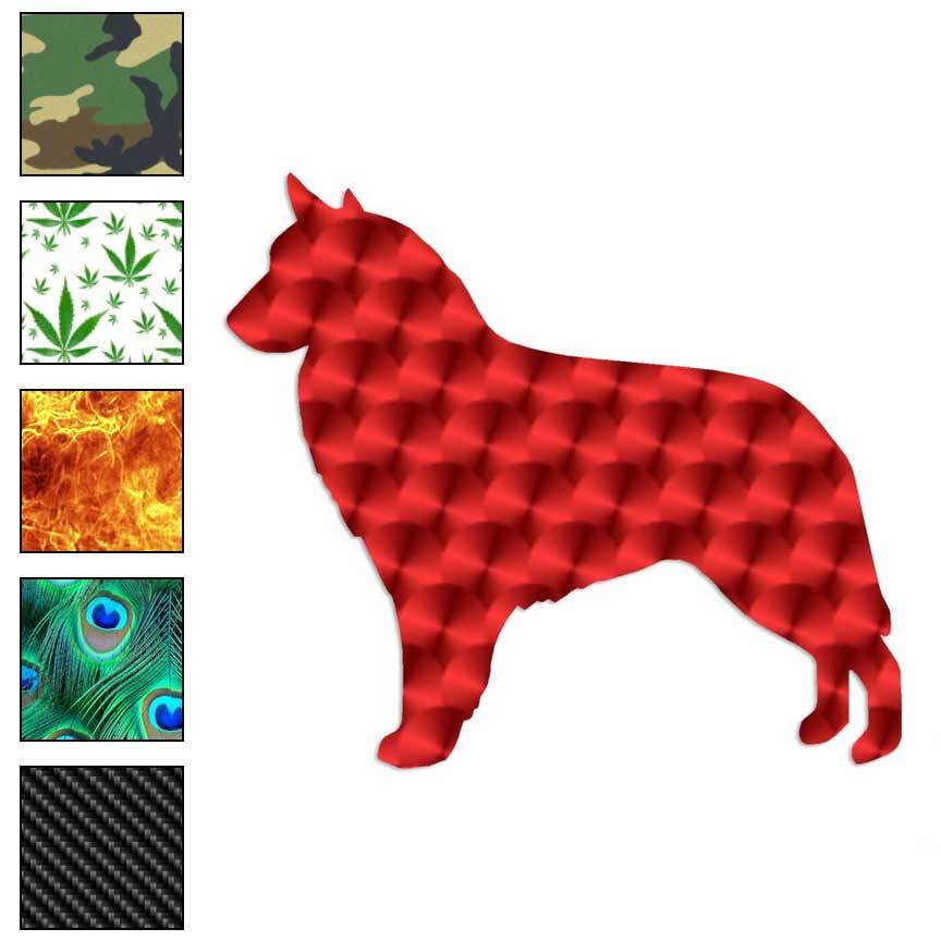 Belgian Sheepdog Dog, Vinyl Decal Sticker, 40 Patterns & 3 Sizes, #1920