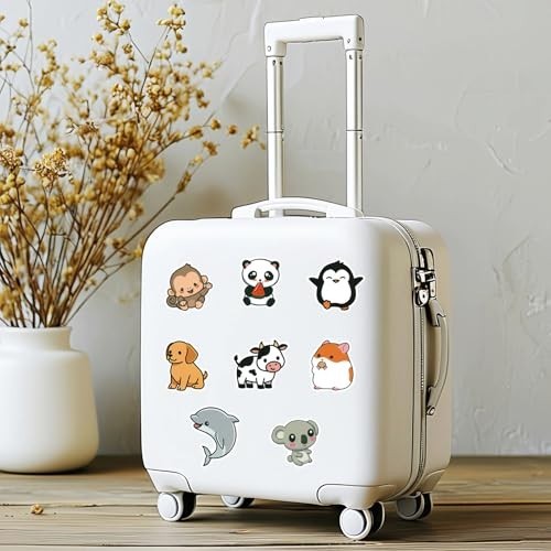 Cute Animal Stickers 200pcs Waterproof Vinyl Decals for Kids & Adults