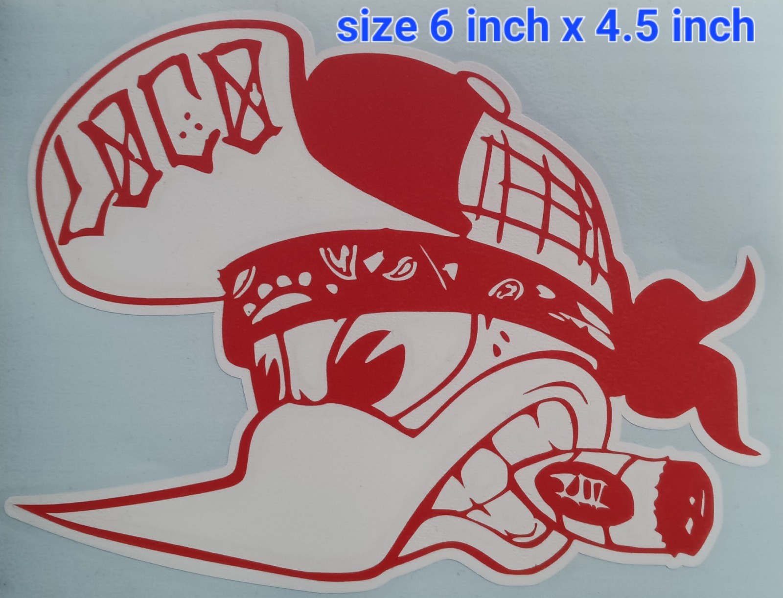 Woody Woodpecker Loco Vinyl Decal Sticker New Size 6×4.5 Inch Weather Proof.