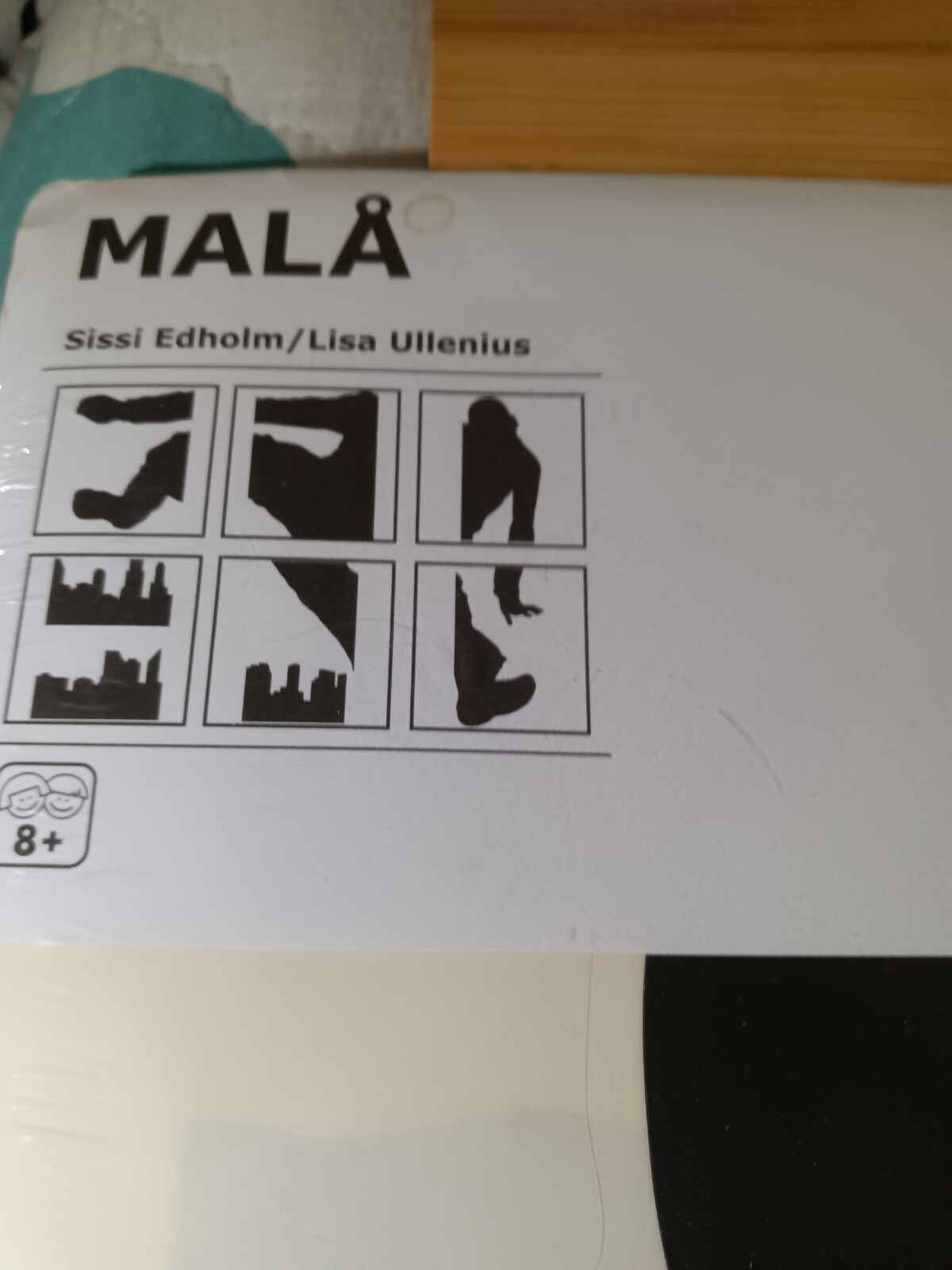 IKEA 2012 Mala Wall Decal-Urban Skyline w/Man Jumping Over-Gr8 4 Teen Room! MIOP