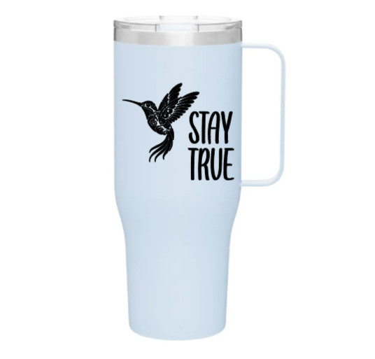 Stay True Hummingbird Vinyl Decal Bumper Sticker Car Window Mirror Wall Art
