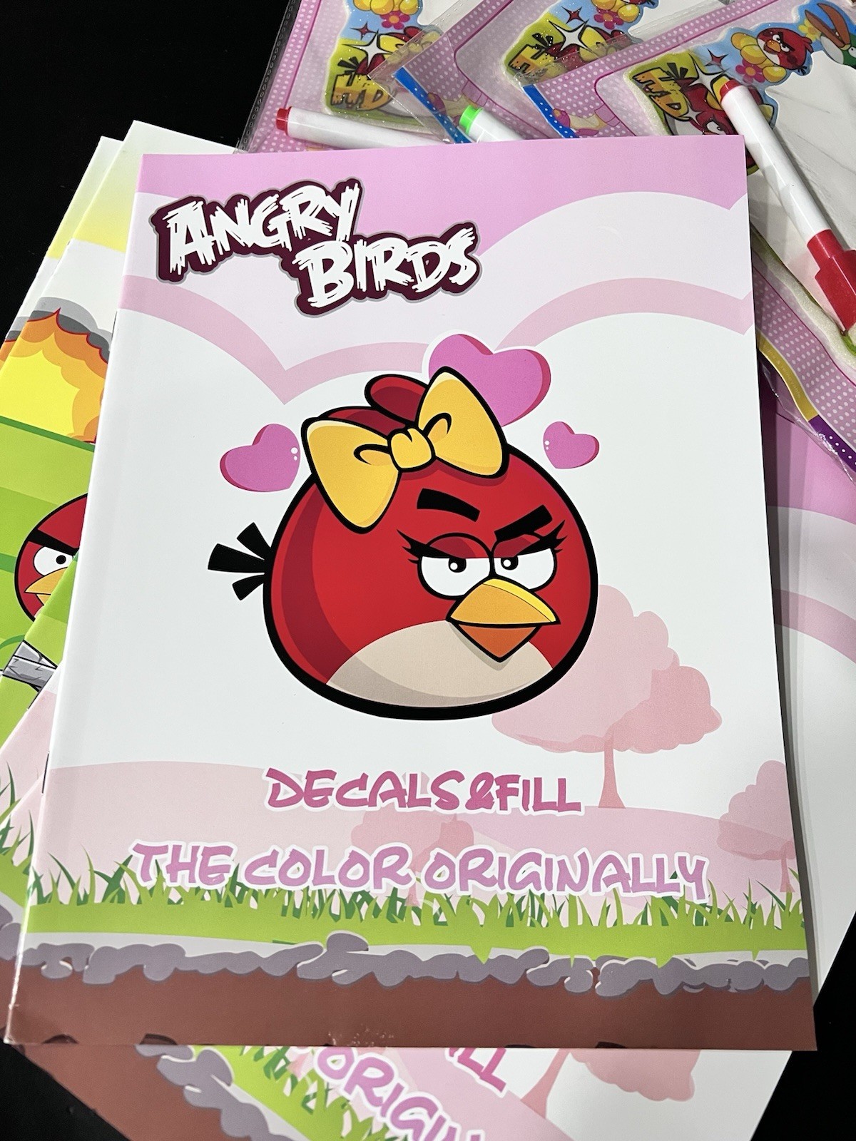 Room Decor KIDS Angry Birds 3D Self-Adhesive Foam Decals for Wall Stickers Gamer