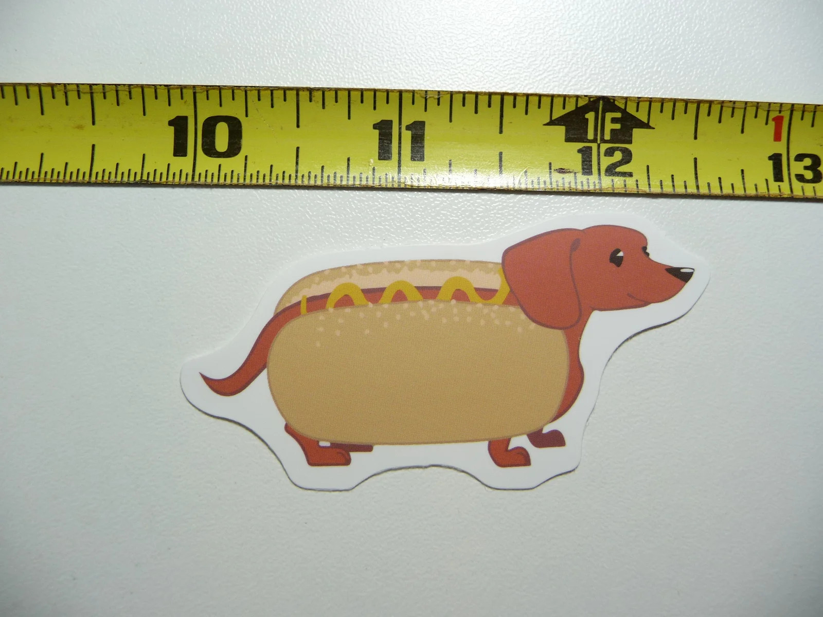 DACHSHUND PUPPY HOTDOG SMALL STICKER DECAL DOG PET DOXIE WIENER LOVE LOVER