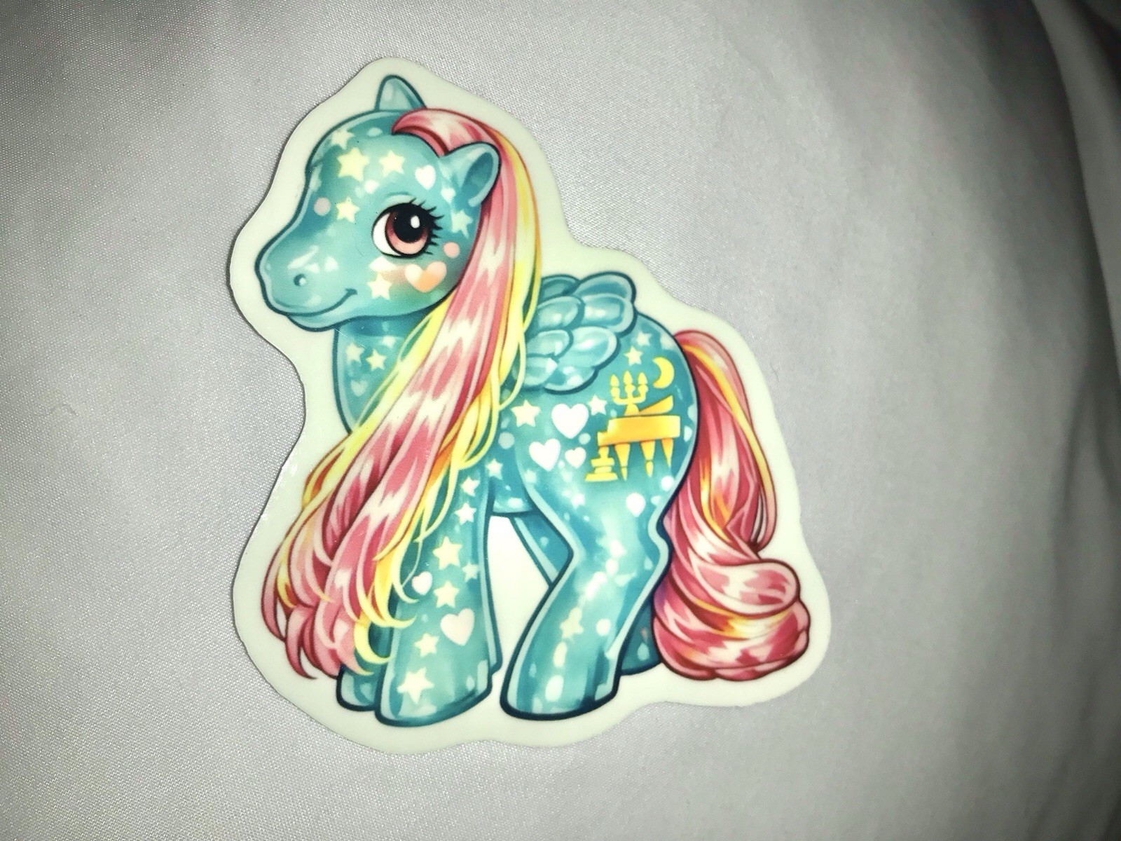 My Little Pony Glow In The Dark Sticker Glow n' Show Starglow Retro Decal