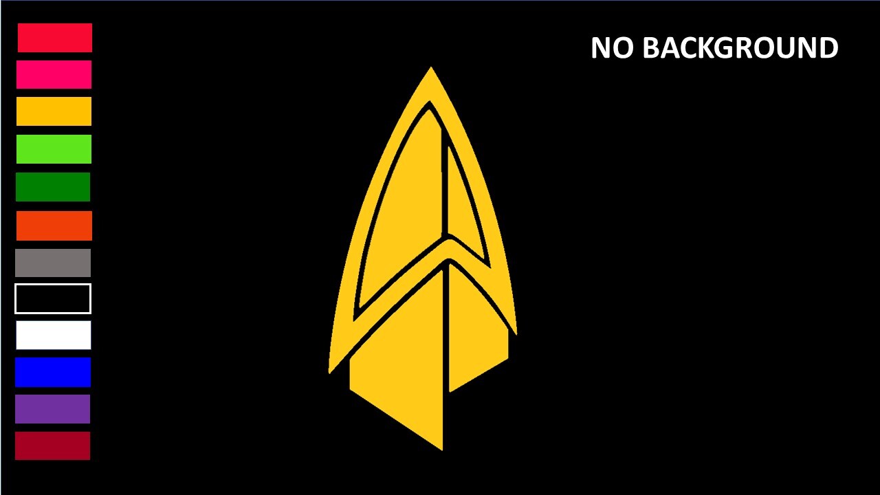 STAR TREK INSIGNIA NEW, EMBLEM Decal Stickers for Cars, Windows, Laptops, Wall