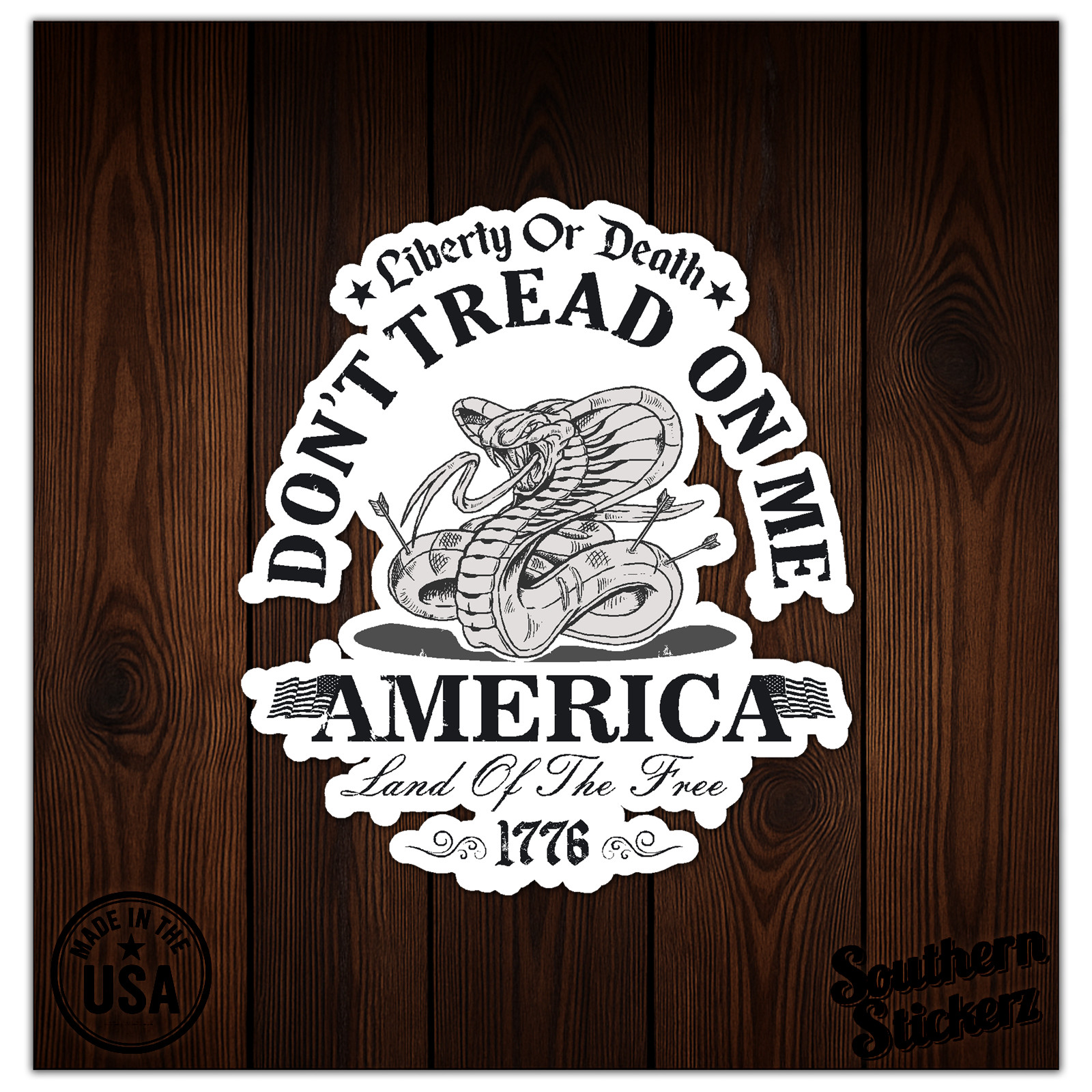 Don't Tread On Me – Vinyl Decal Sticker – Car Window Laptop – ebn8919