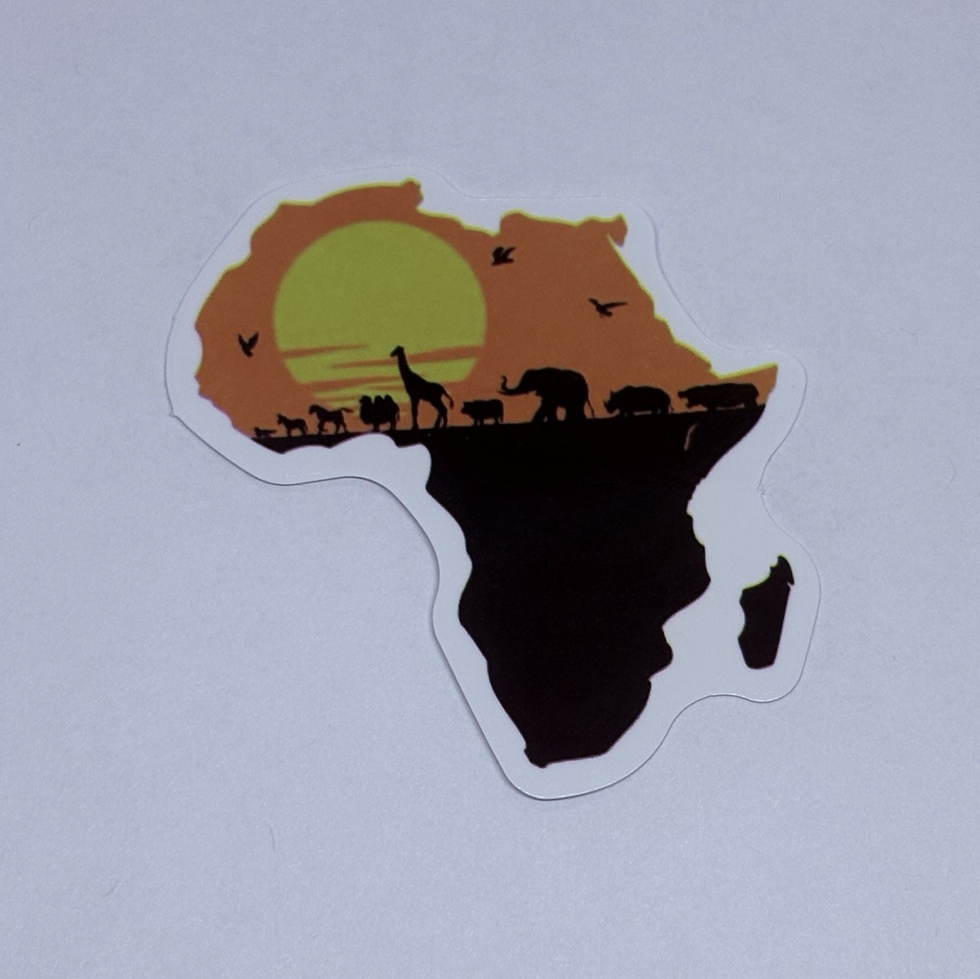 Africa Country Map Sticker Safari Travel City Tour Art Decal Vinyl Souvenir Tc9