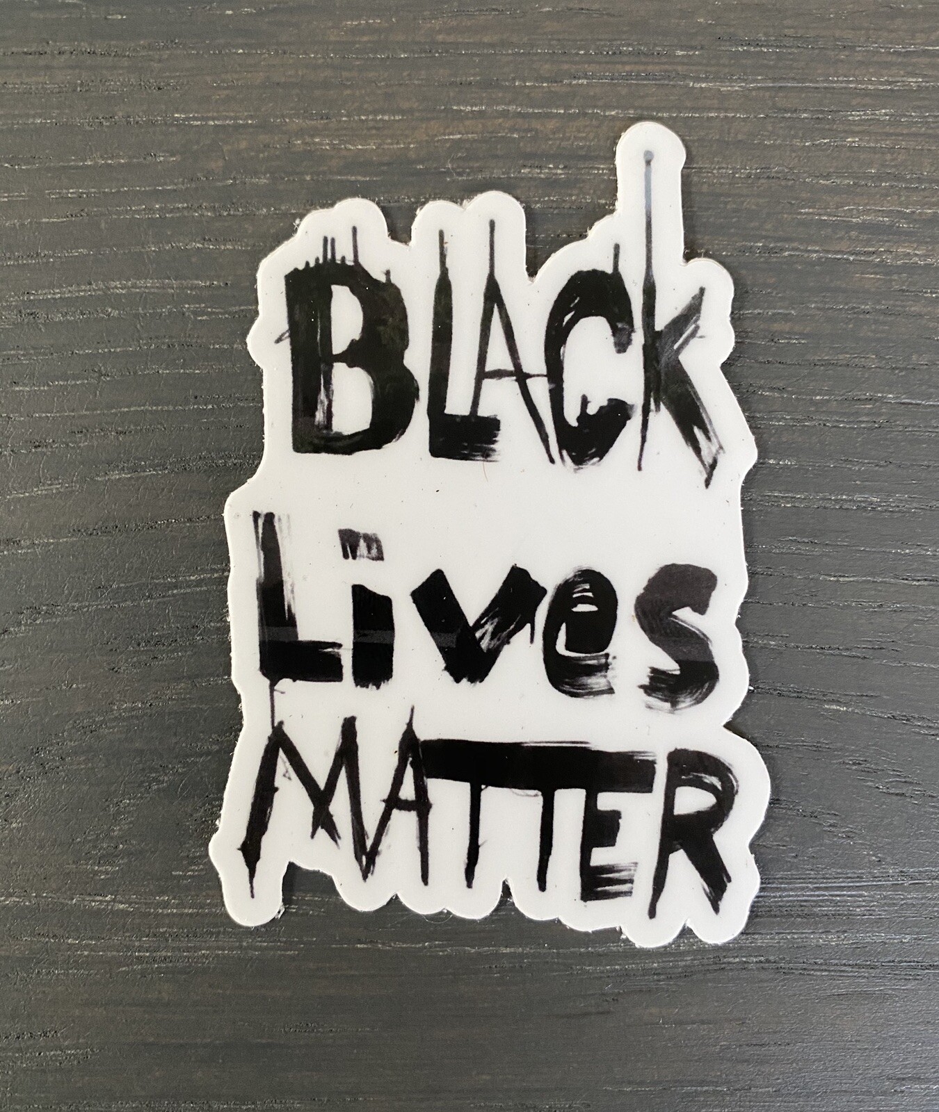 Black Lives Matter Vinyl B&W High Quality BLM ORIGINAL ART