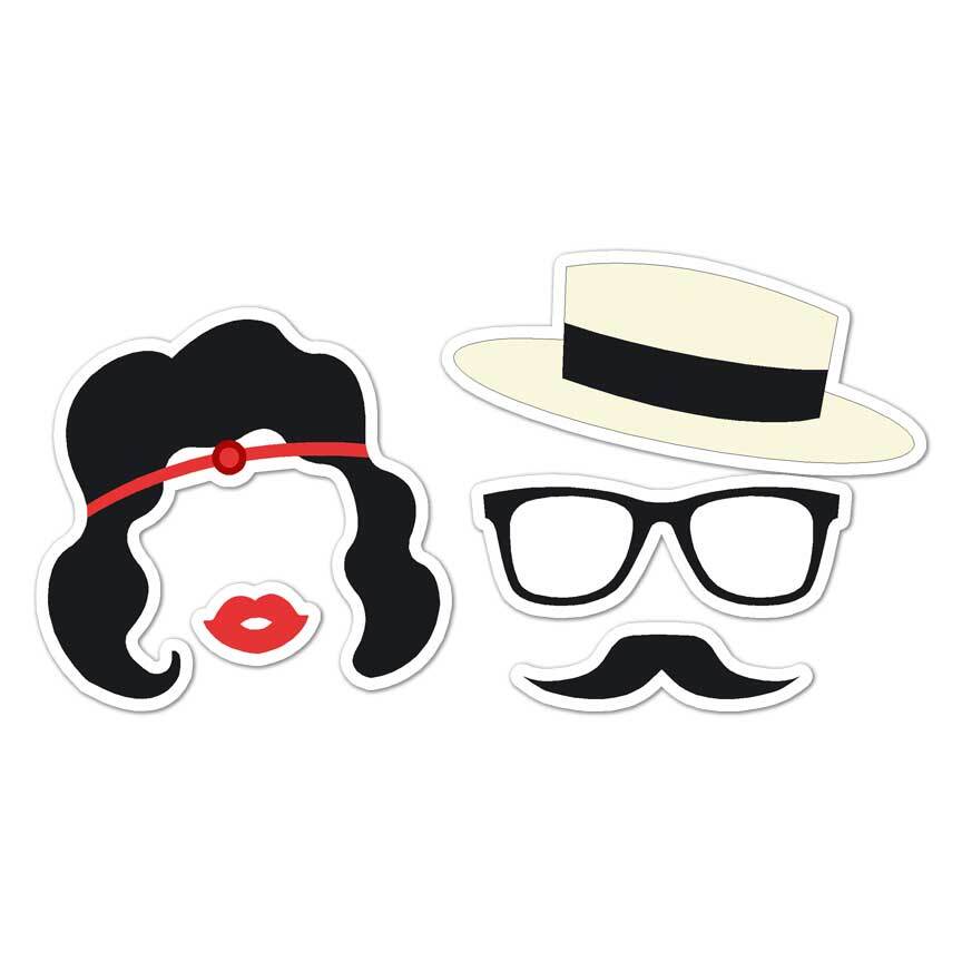 1920's Flapper, Vinyl Decal Sticker, Indoor Outdoor, 3 Sizes, #7761