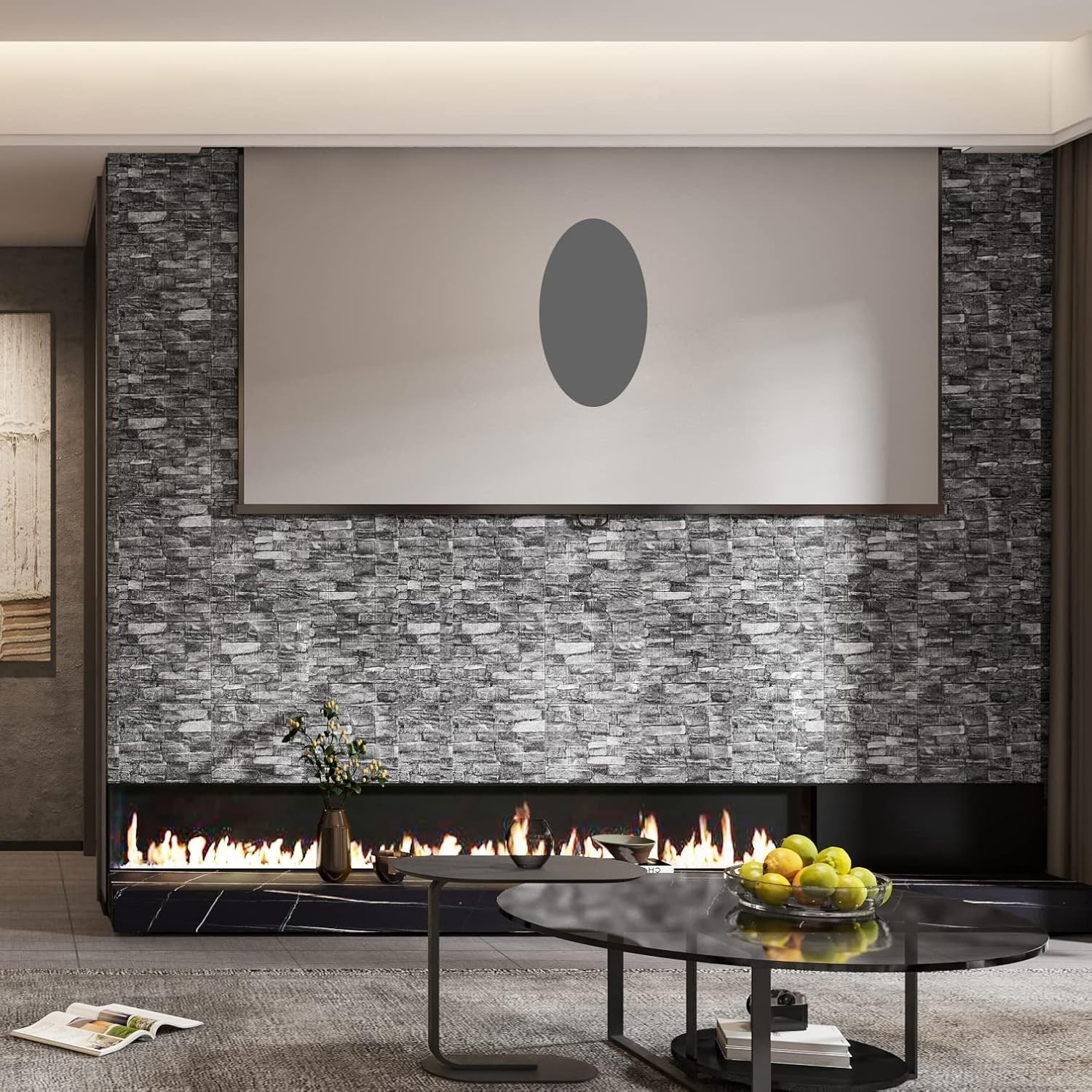 Self-Adhesive 3D Faux Brick Wall Panels – 20PCS Coverage for Stylish Interiors