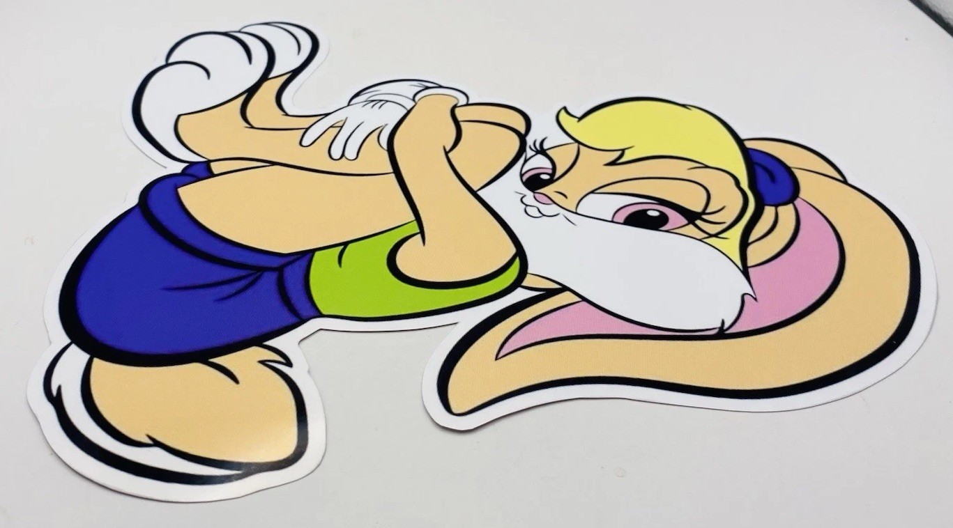 Lola Bunny Looney Tunes Inspired Waterproof Car Decal Poster Xbox Vinyl Sticker