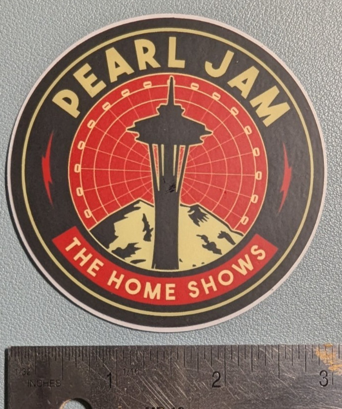 Pearl Jam Decal Sticker Slap 3" Seattle 2018 Home Shows