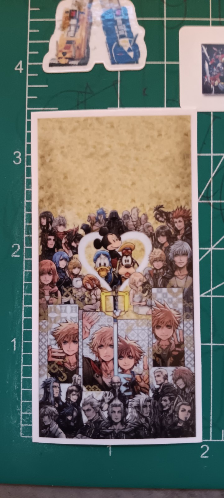 Kingdom Hearts 20th Anniversary X VYNIL HIGH-GLOSS STICKER X 3X2 INCHES X