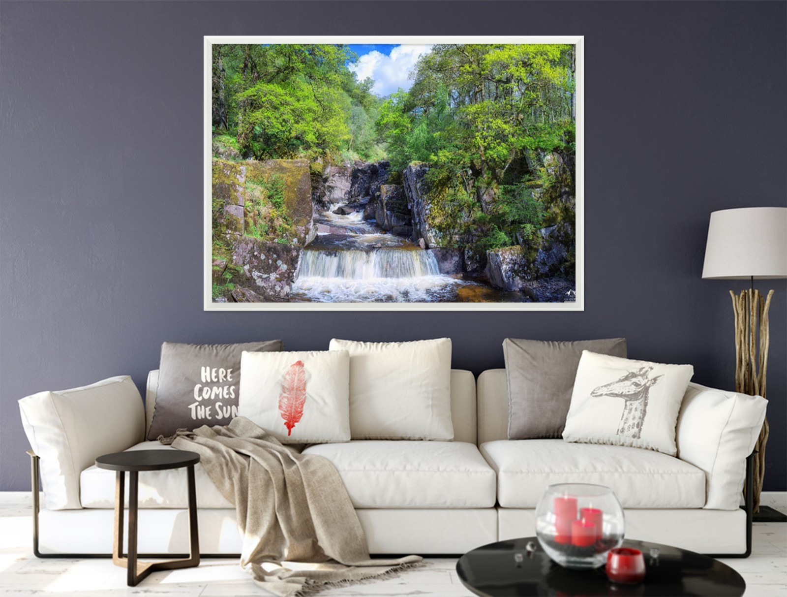 3D Small River Tree 55 Framed Poster Home Decor Print Painting Art AJ WALLPAPER
