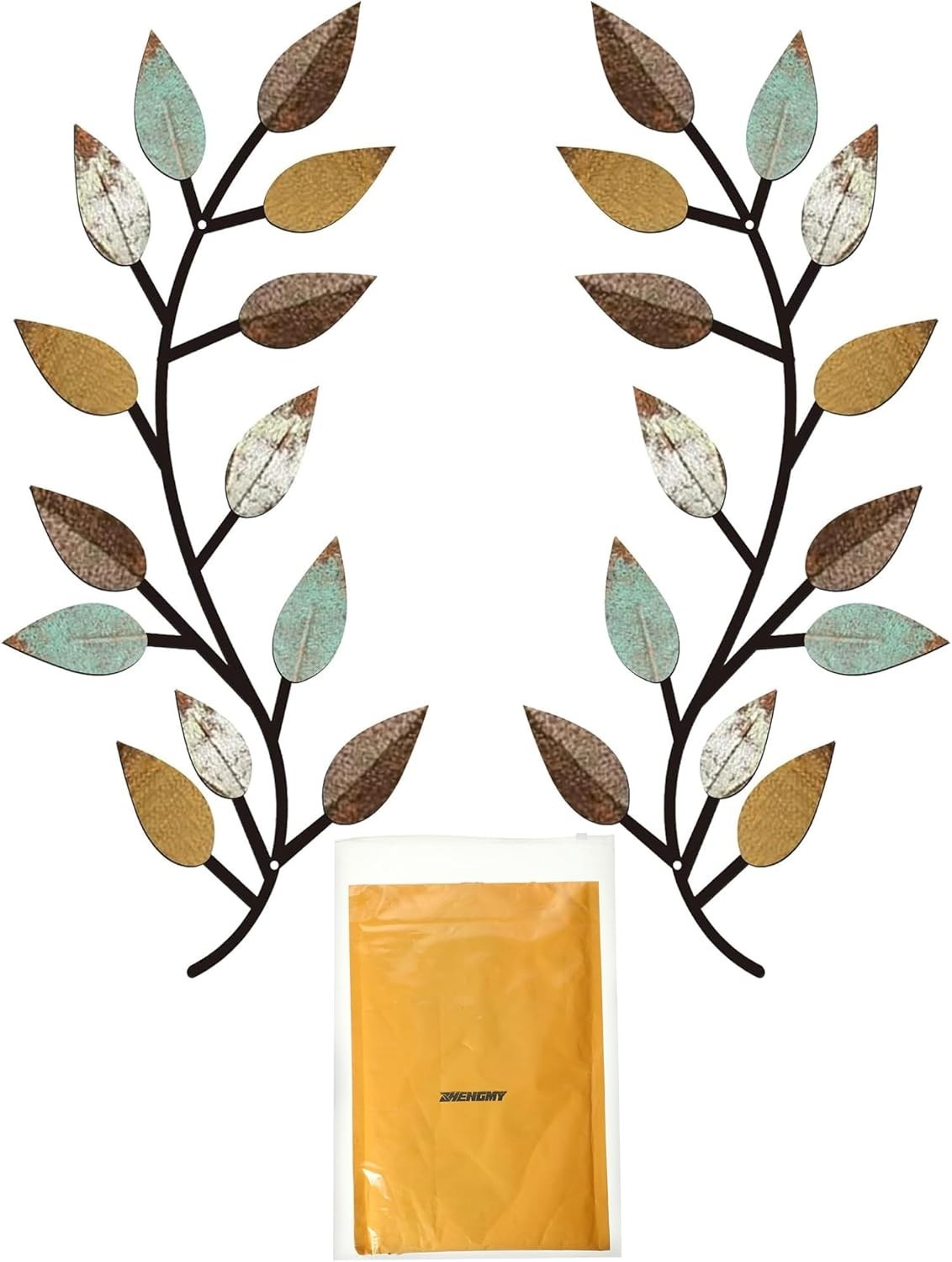 Modern Retro Leaf Metal Wall Art Set – Stunning Decorative Accents for Any Room