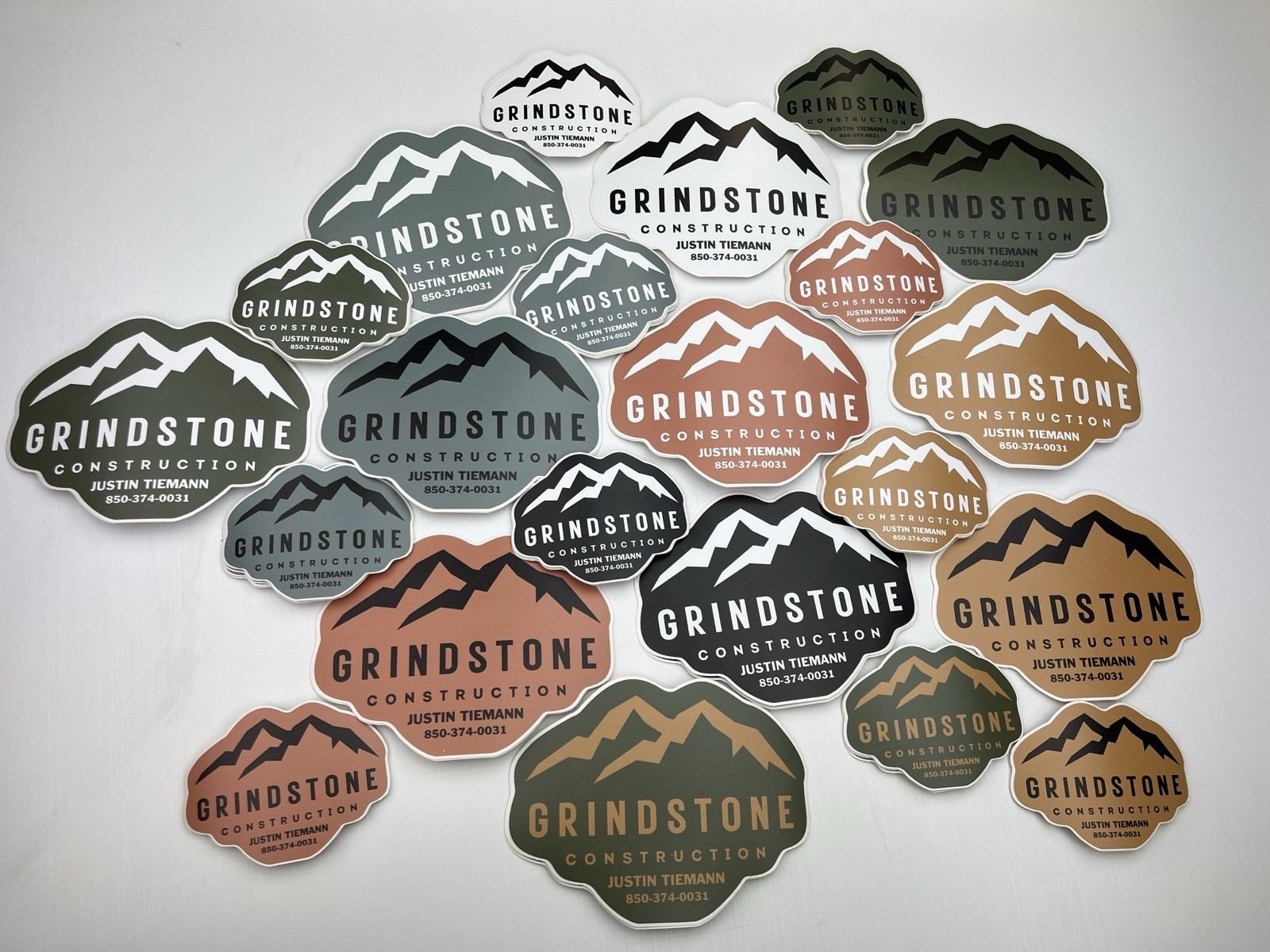 Custom Die Cut Logo Stickers Waterproof Vinyl Decals Business Product Labels